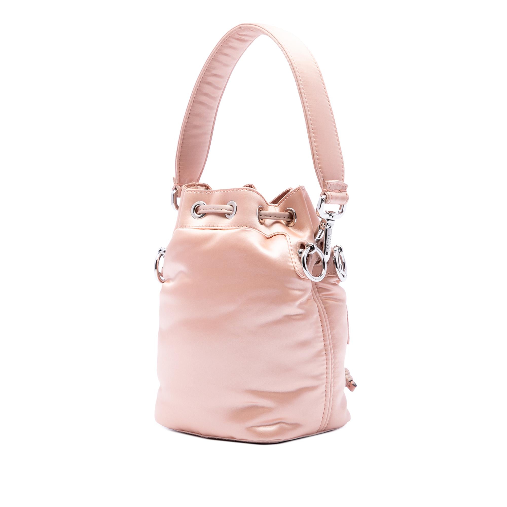 Fendi Mini Satin Mon Tresor Bucket Bag