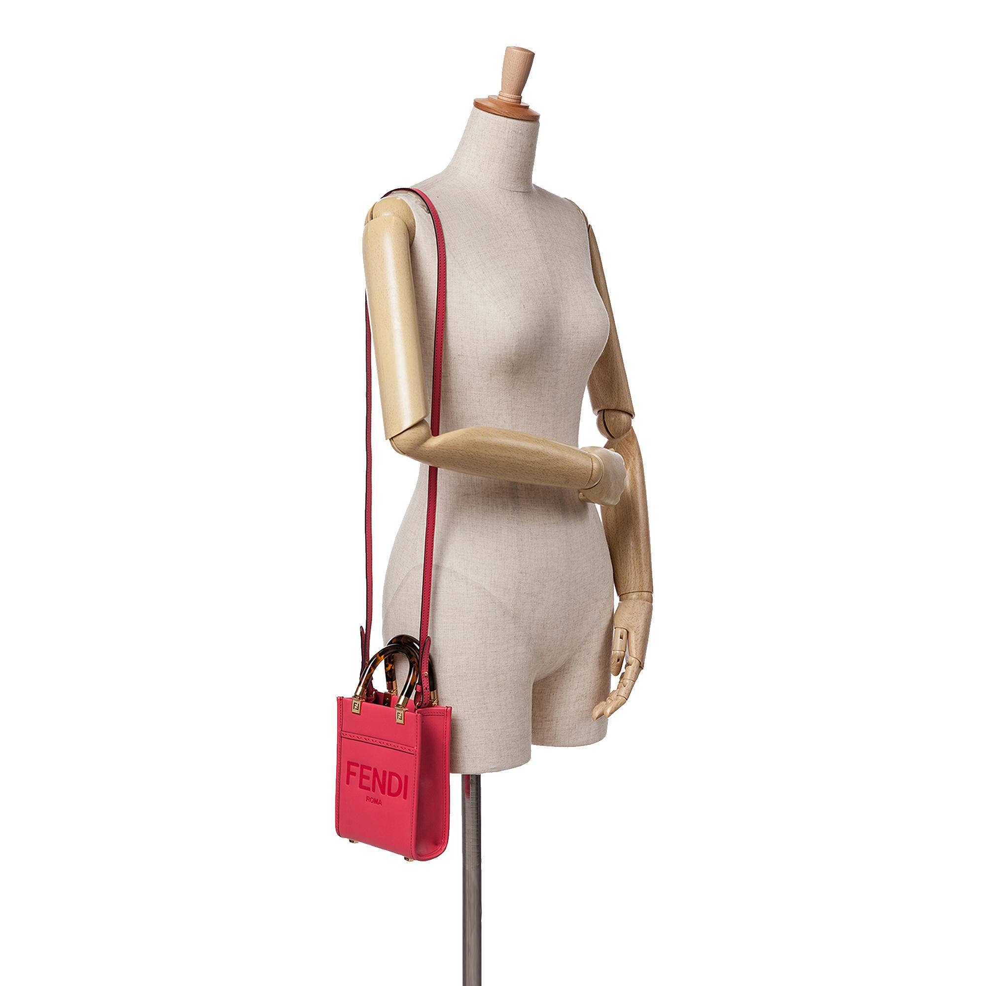 Fendi Mini Sunshine Shopper Tote