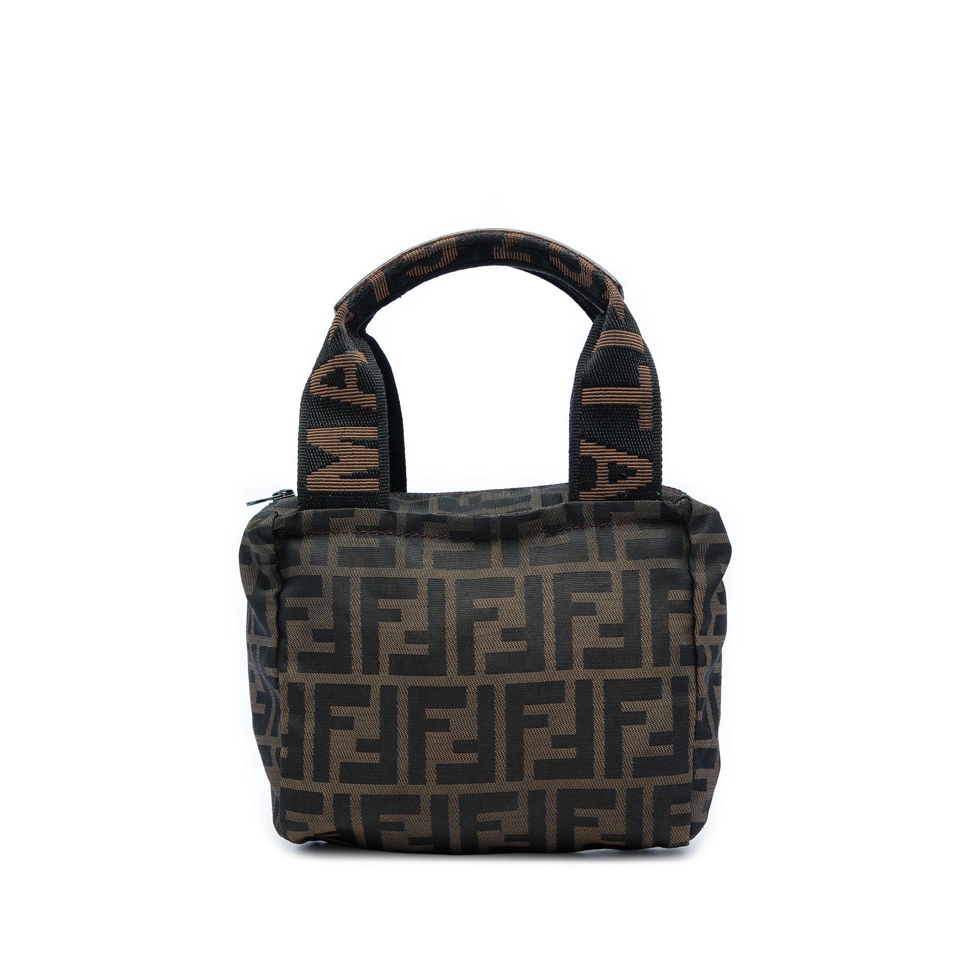 Fendi Mini Zucca Canvas Handbag