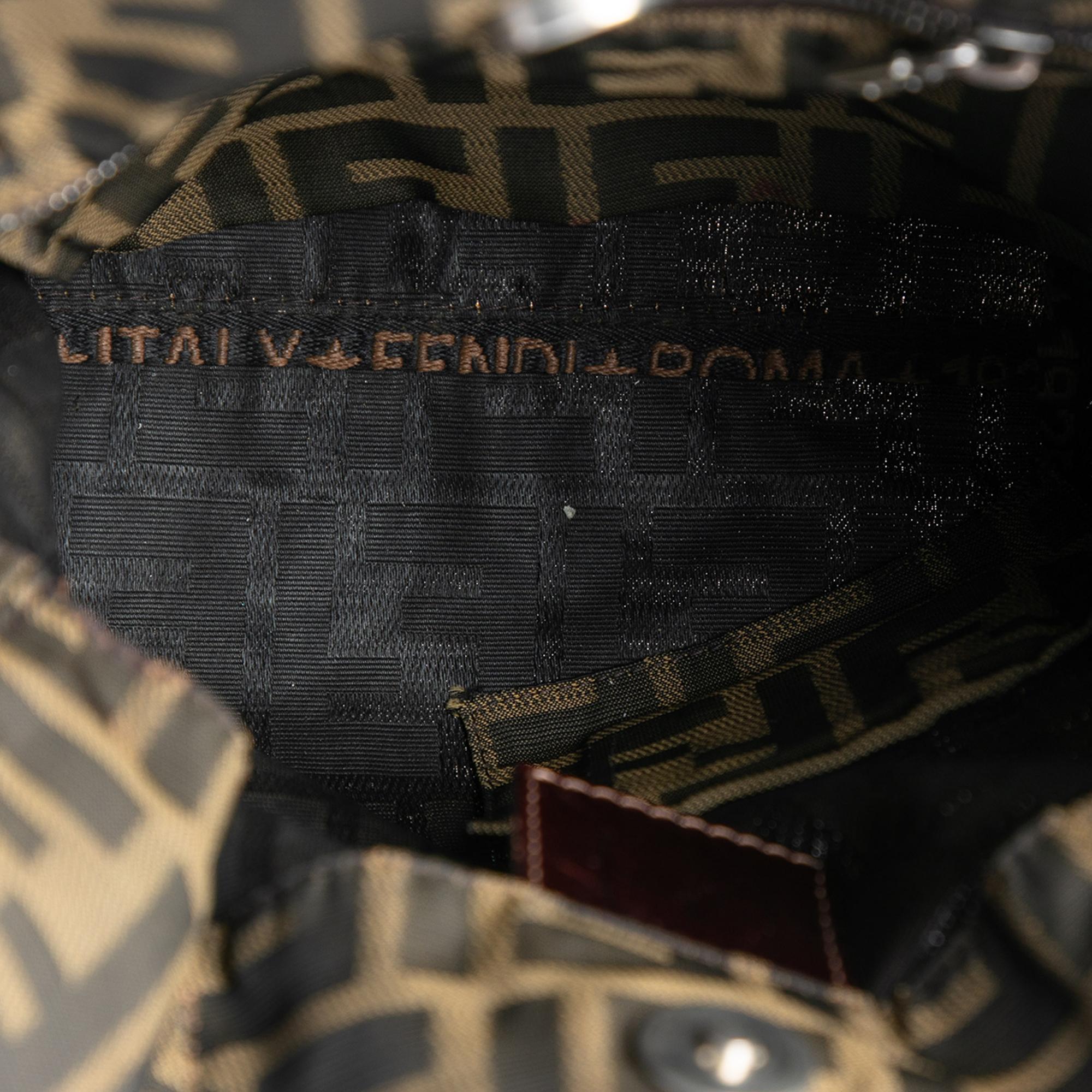Fendi Mini Zucca Canvas Tote