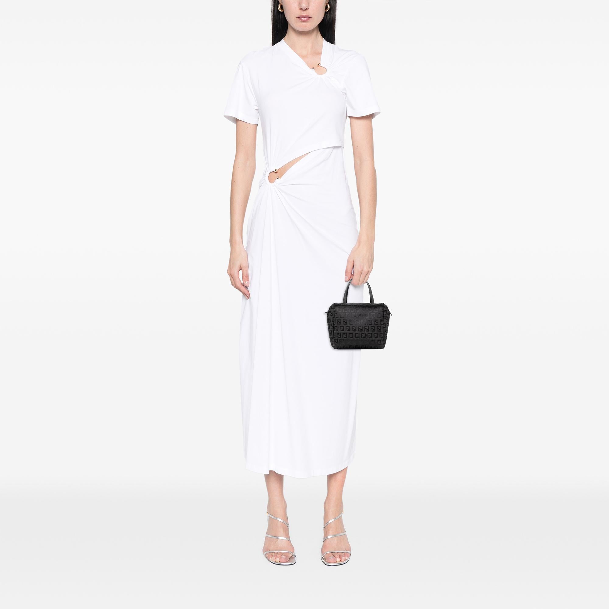 Fendi Mini Zucchino Canvas Handbag