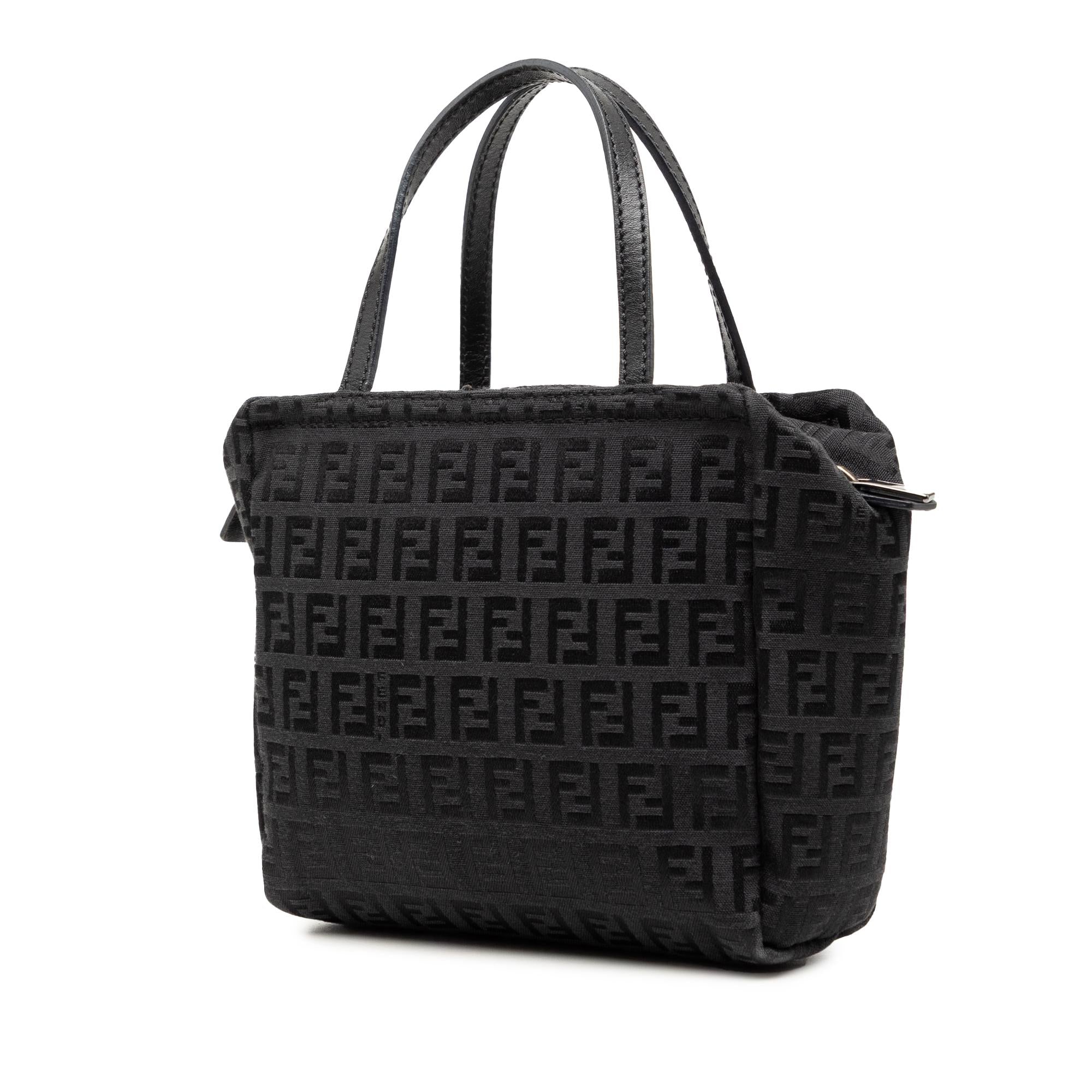 Fendi Mini Zucchino Canvas Handbag