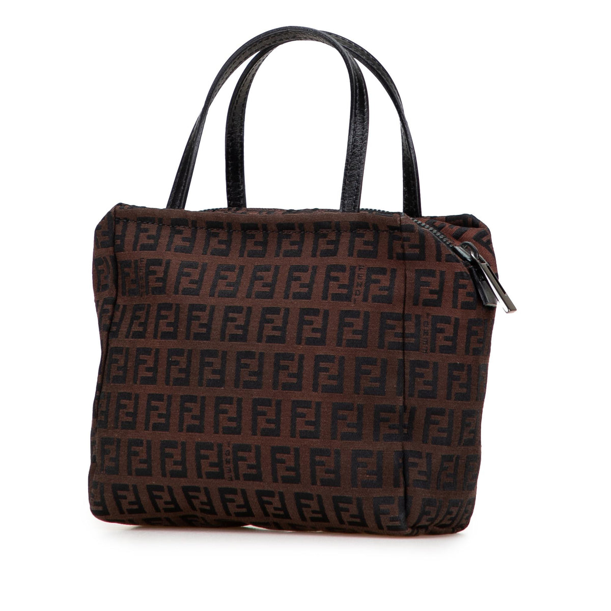 Fendi Mini Zucchino Canvas Handbag