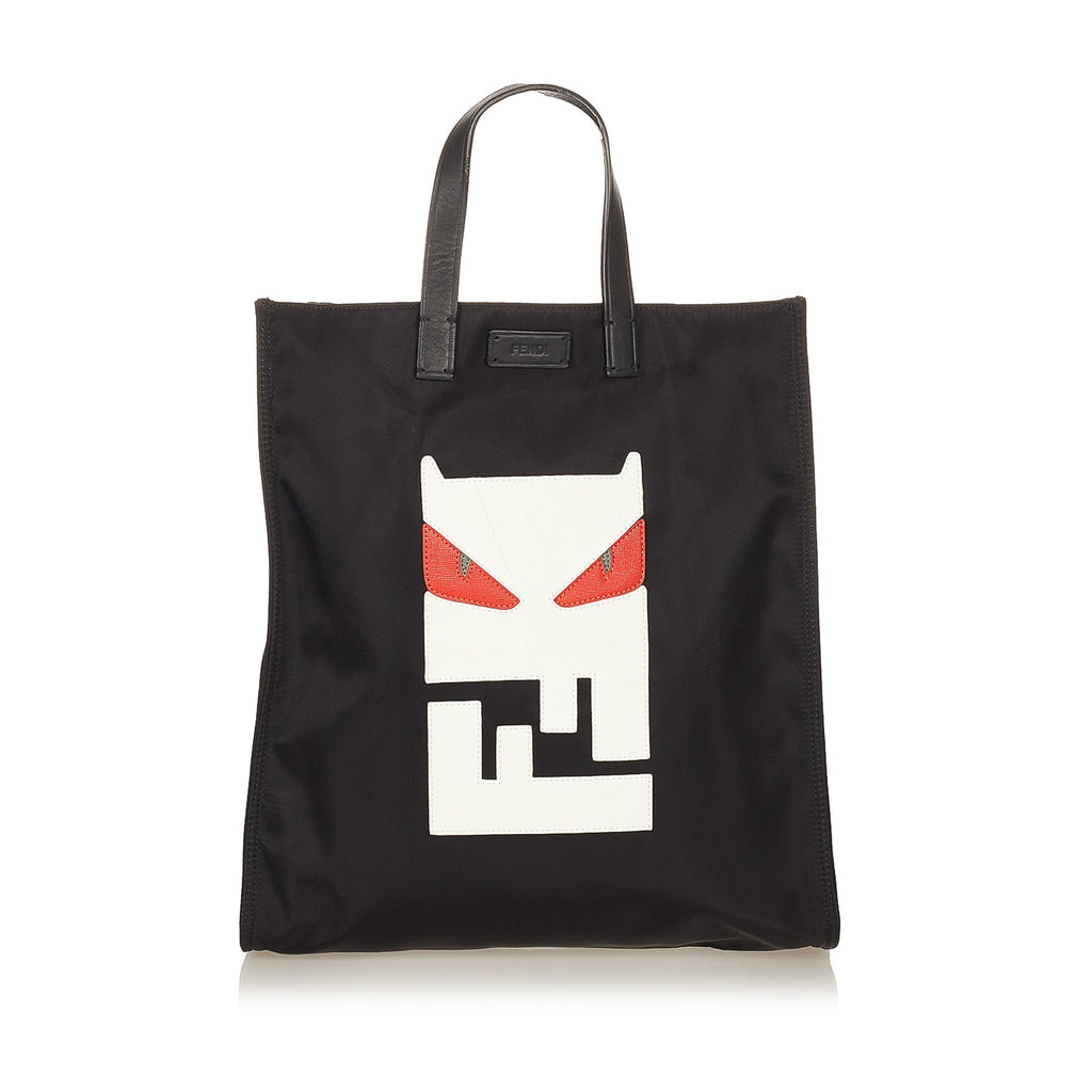Fendi Monster Nylon Tote Bag SHG 5WFZoY LuxeDH