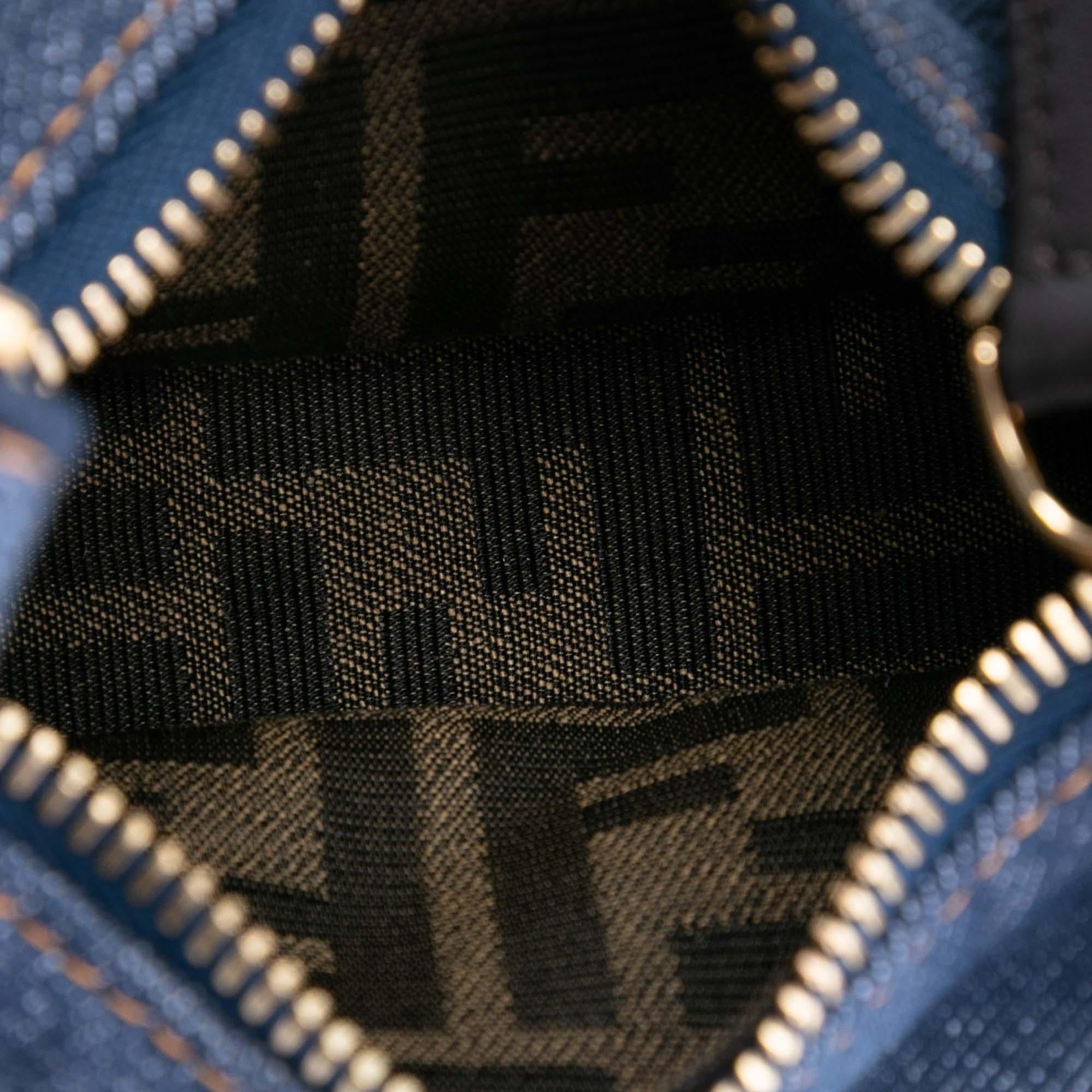 Fendi Nano Denim Fendigraphy Hobo