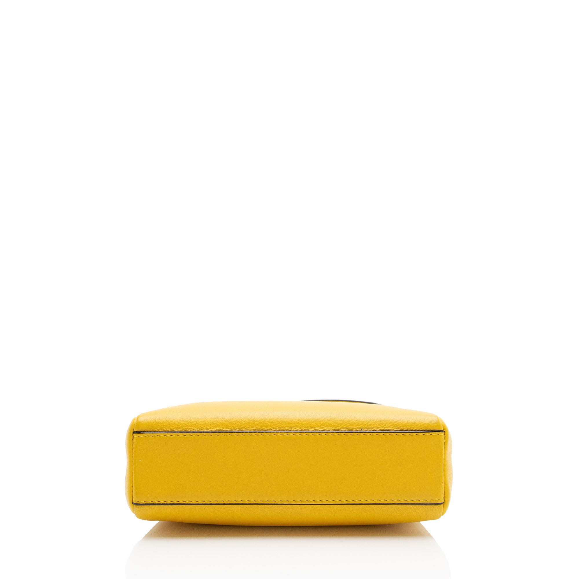 Fendi Nappa Leather Peekaboo Micro Shoulder Bag