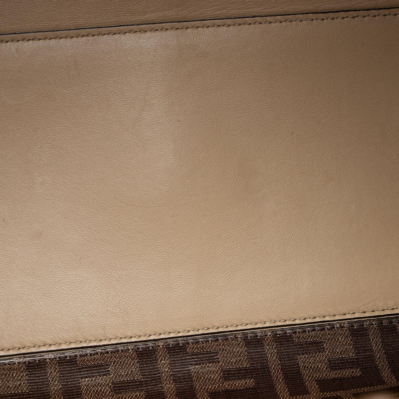 Fendi Nappa Leather Peekaboo X Lite Large Satchel (SHF-WvzNXl)