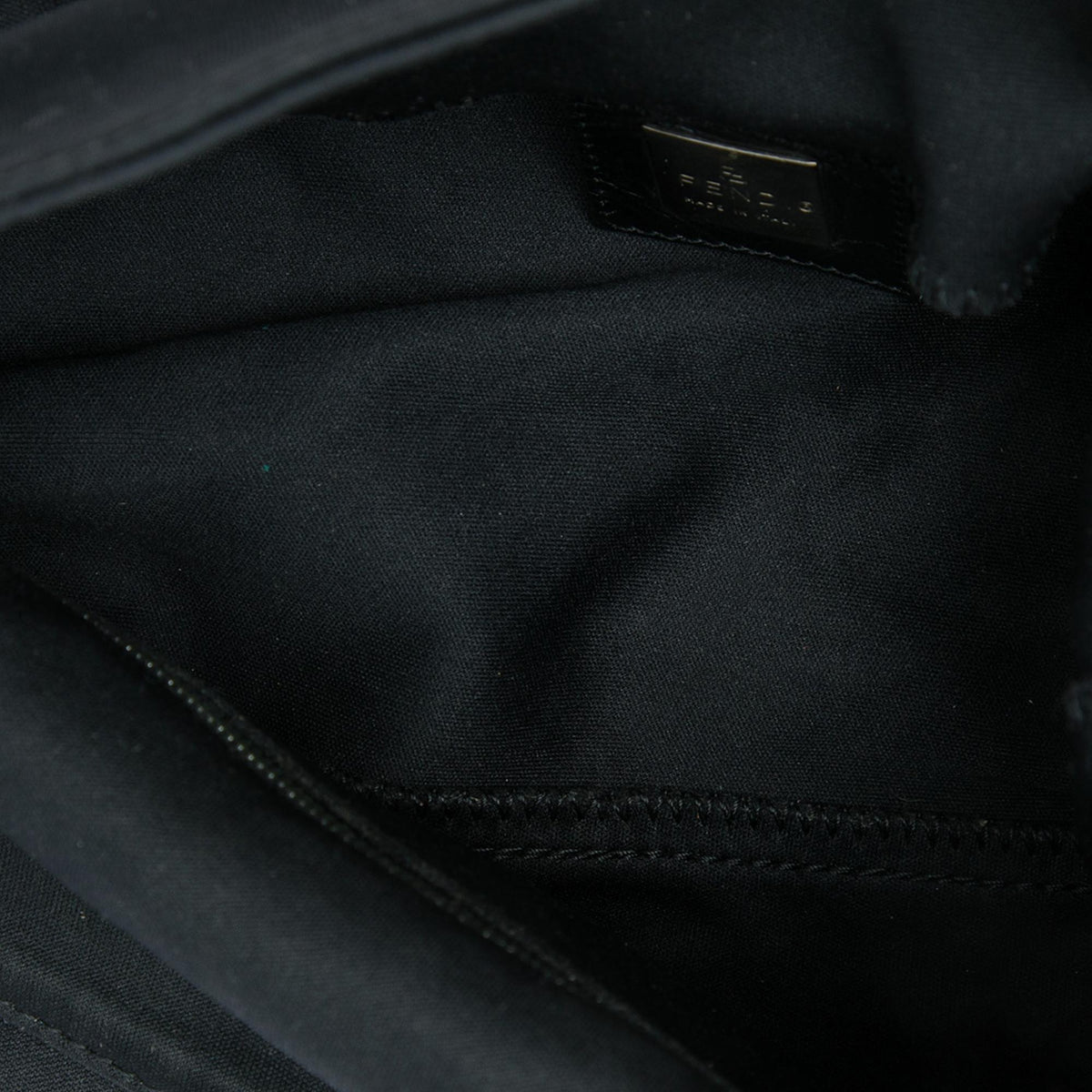 Fendi Neoprene Double Flap Shoulder Bag