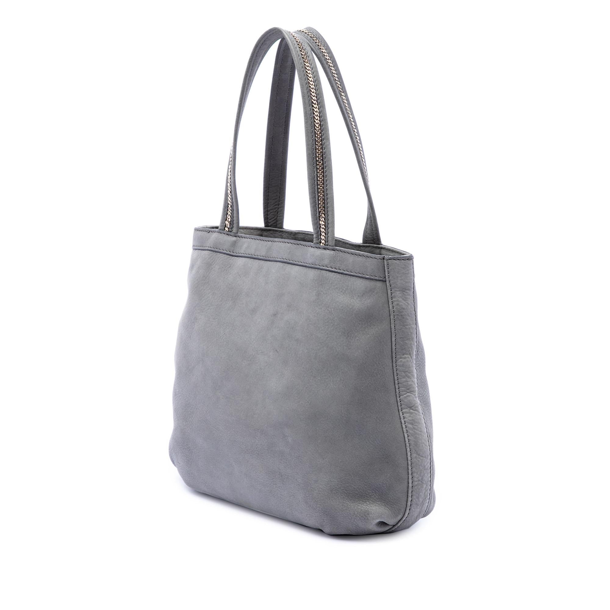 Fendi Nubuck FF Chains Tote
