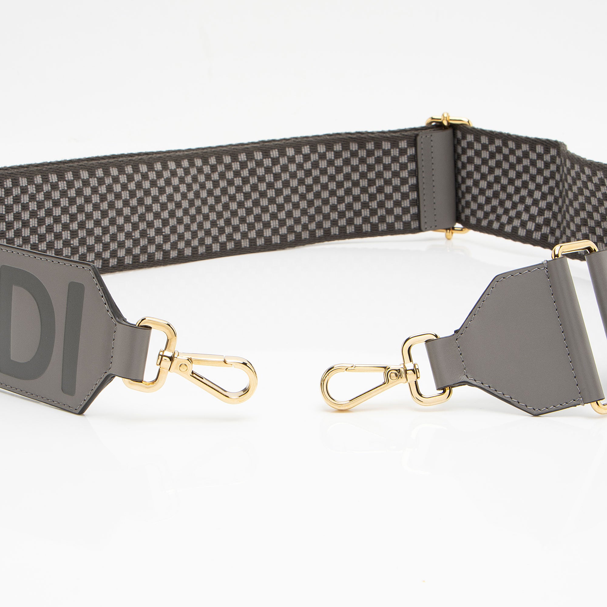 Fendi Nylon Logo Adjustable Shoulder Strap