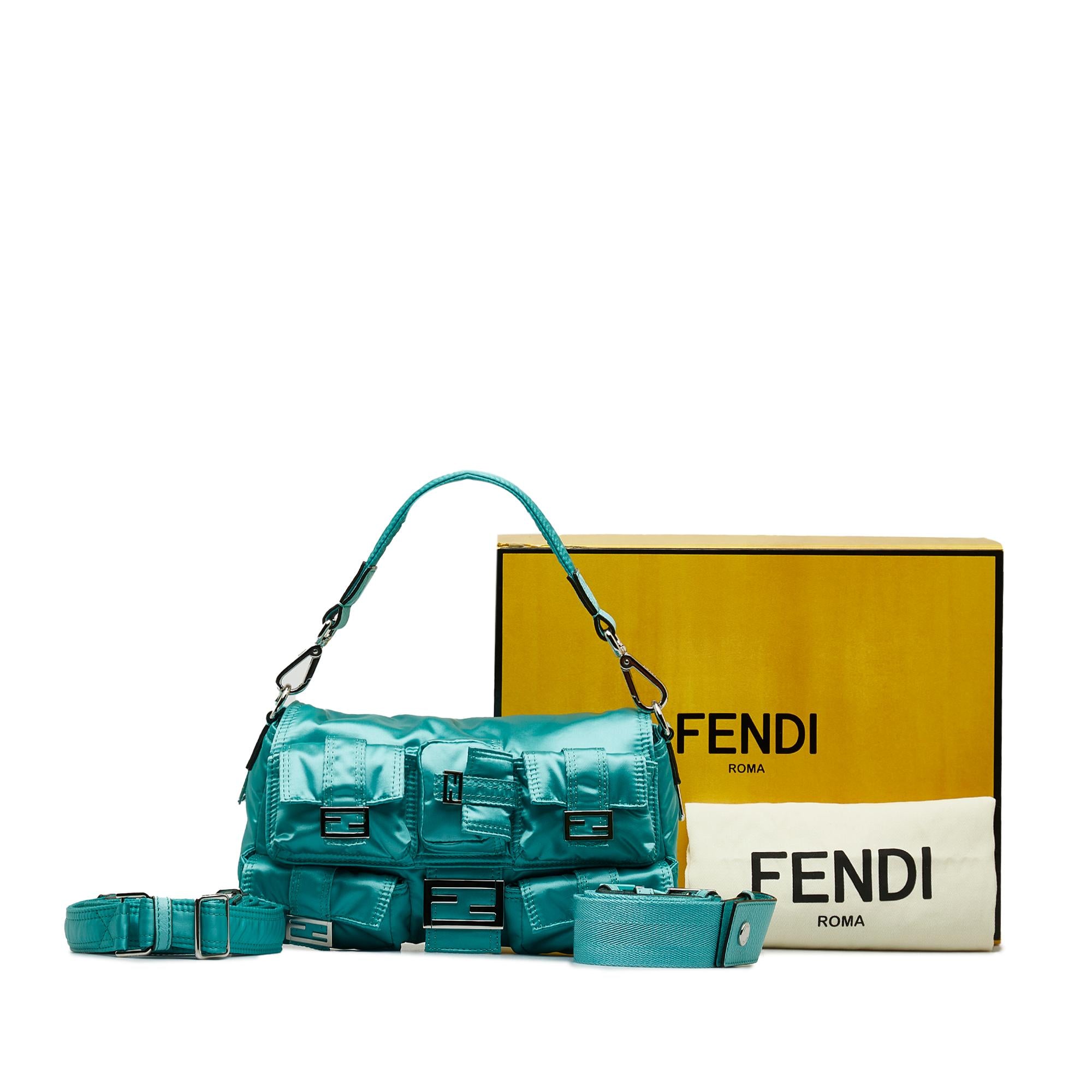 Fendi Nylon Multipocket Baguette (SHG-gtMQ1H)