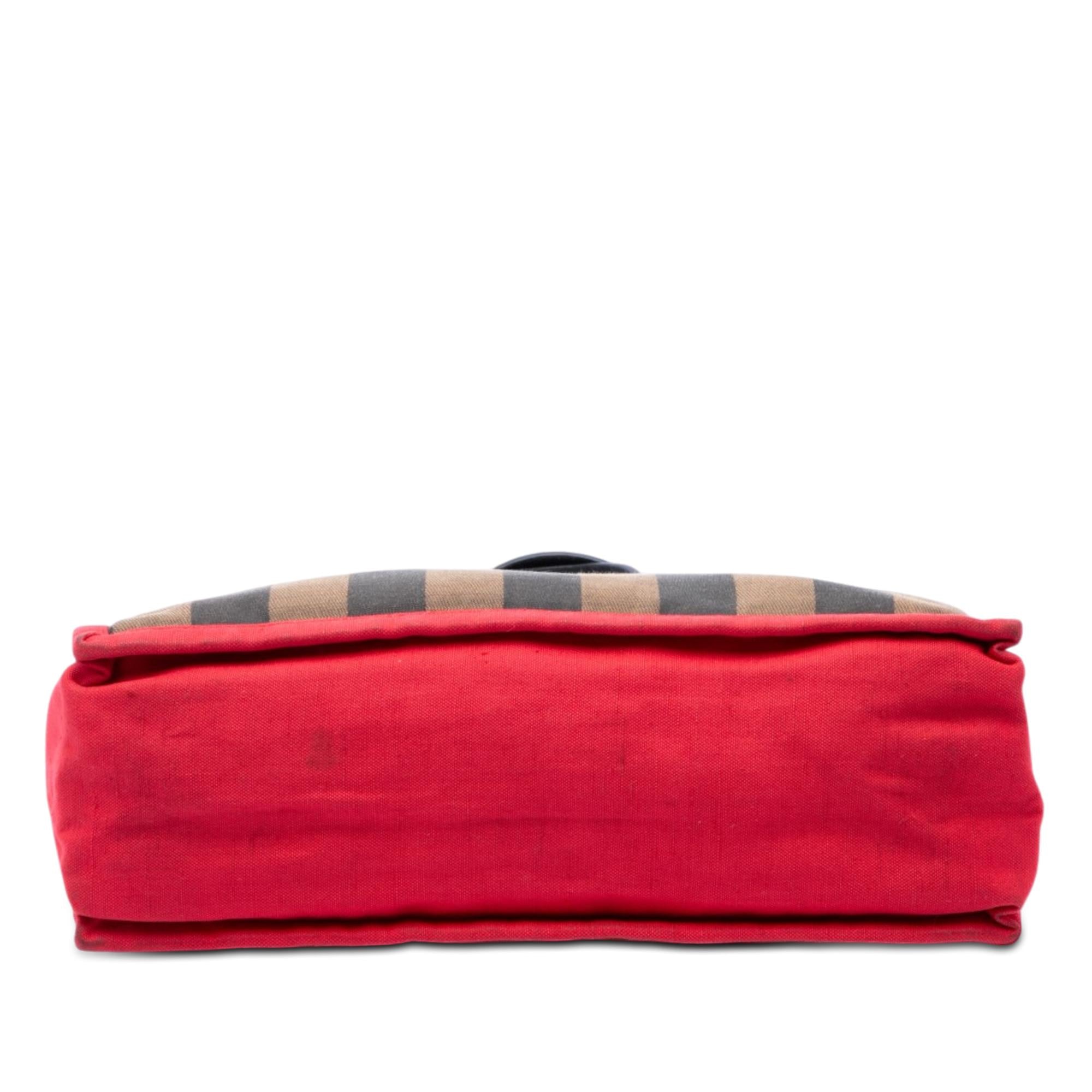 Fendi Pequin Canvas Simply Shopping Tote