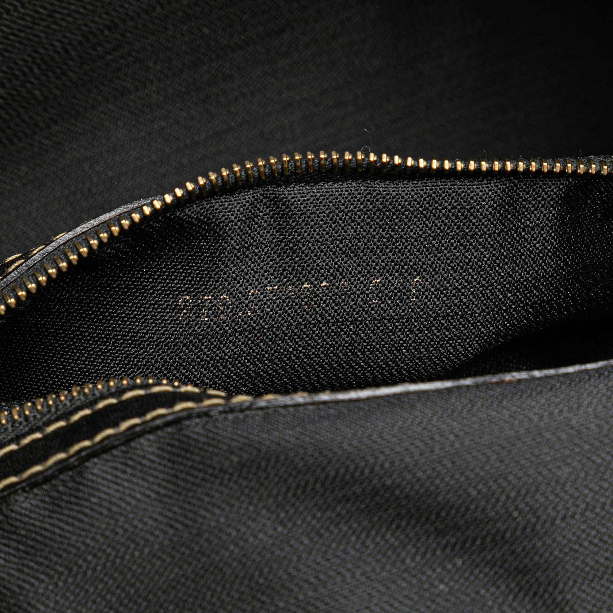 Fendi Pequin Coated Canvas Drawstring Backpack
