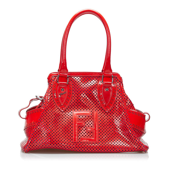 Fendi Perforated De Jour Handbag (SHG-sVcL4M)