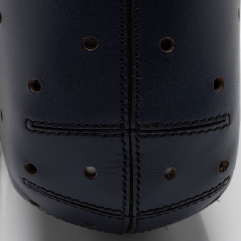 Fendi Perforated Leather B Fab Medium Tote (SHF-9CEMrX)