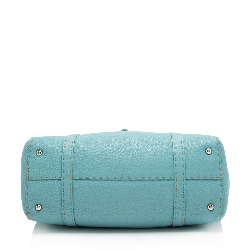 Fendi First Small - Turquoise leather bag