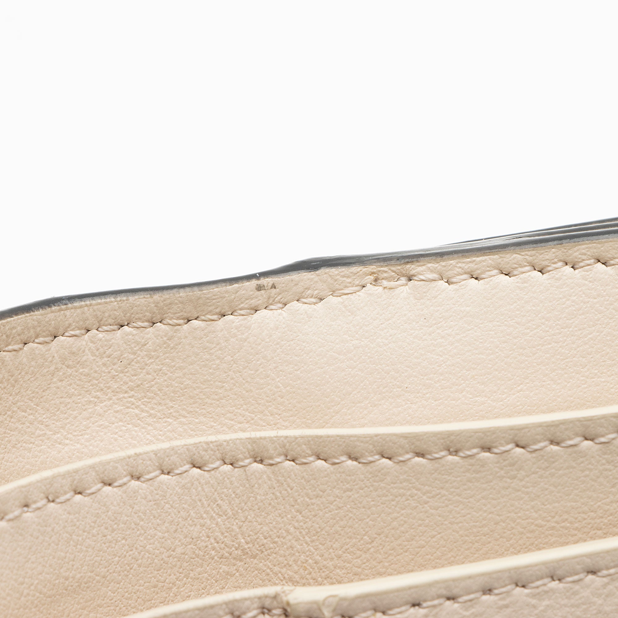 Fendi Selleria Leather Peekaboo Compact Wallet