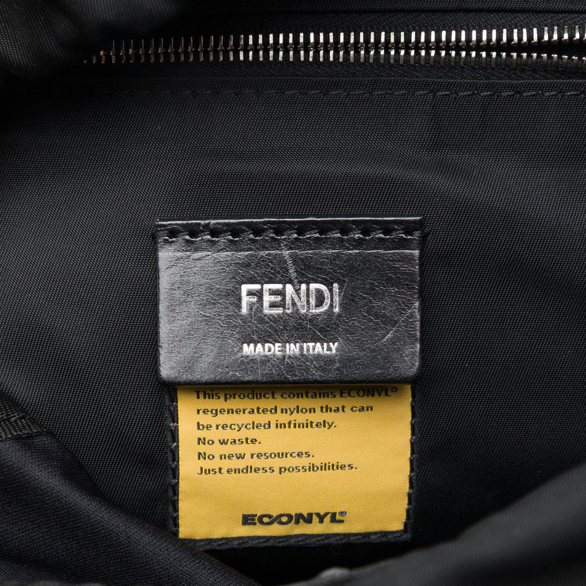 Fendi Small Fendiness Econyl Nylon Backpack