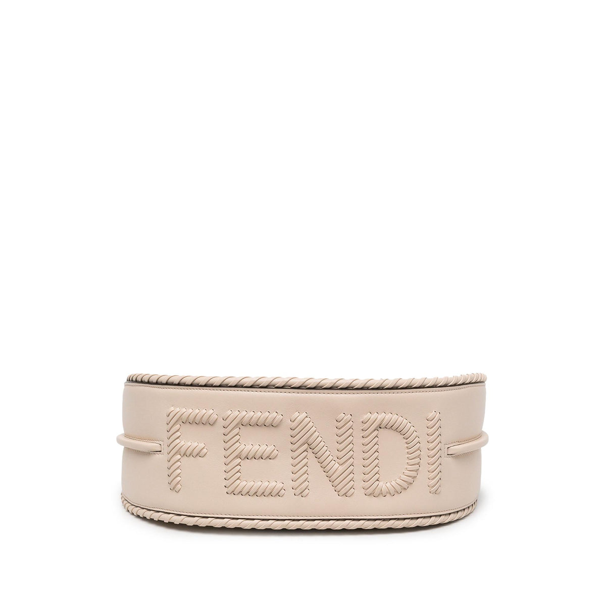 Fendi Small Leather Braided Fendigraphy Hobo