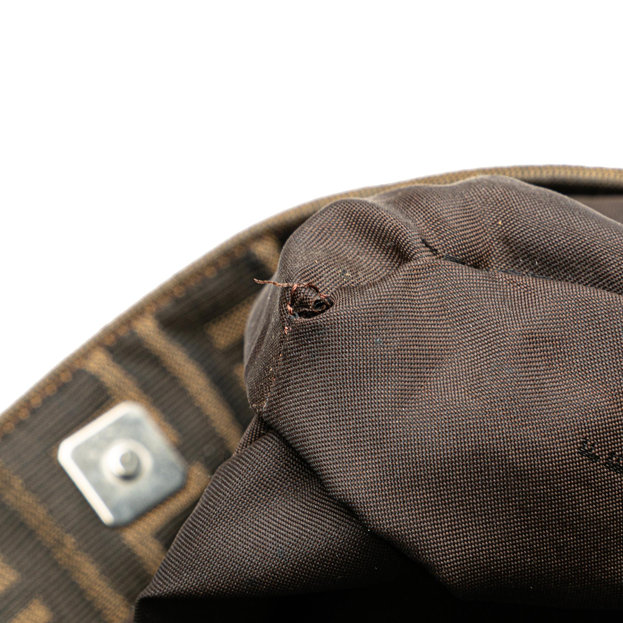 Fendi Small Zucca Canvas Twins Tote