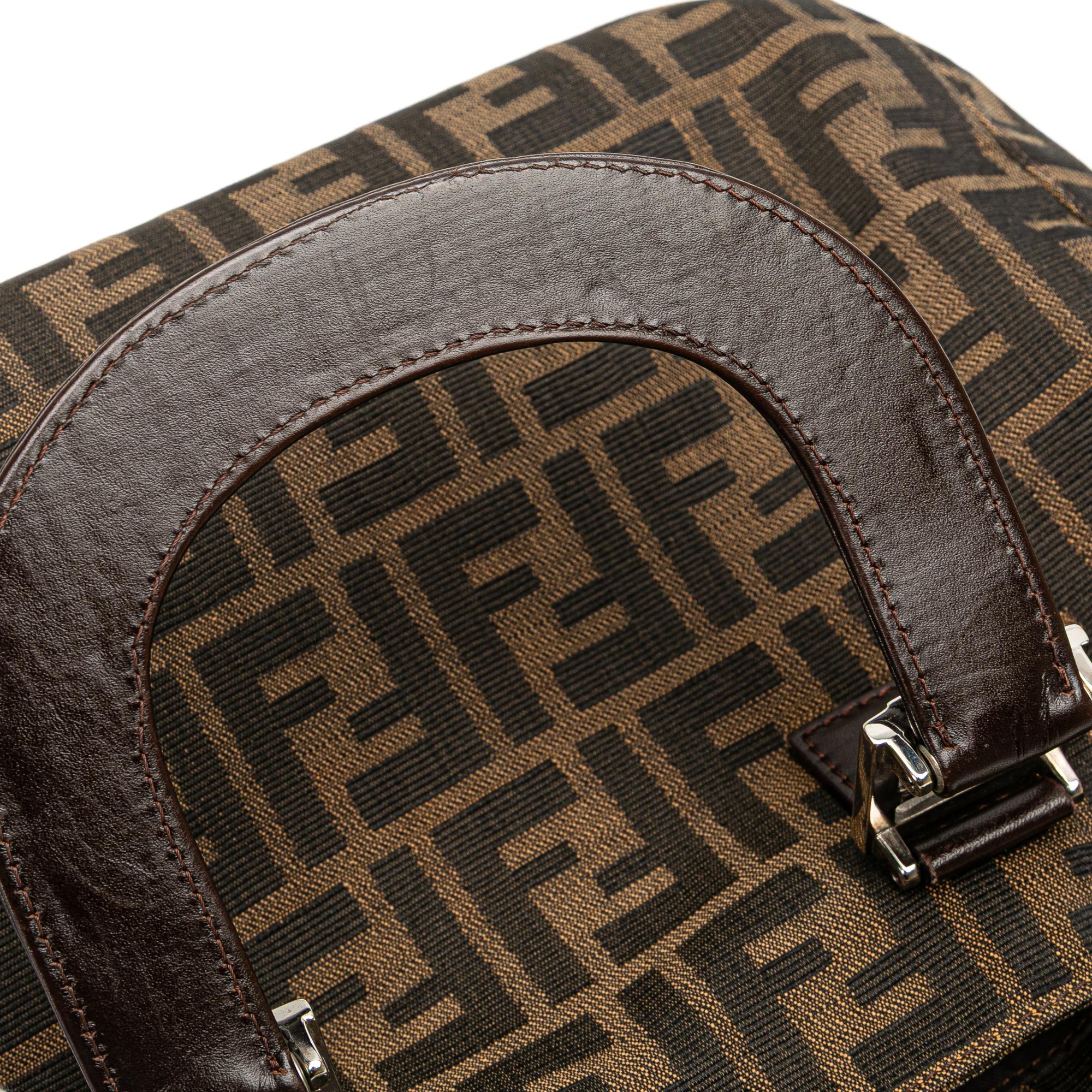 Fendi Small Zucca Canvas Twins Tote