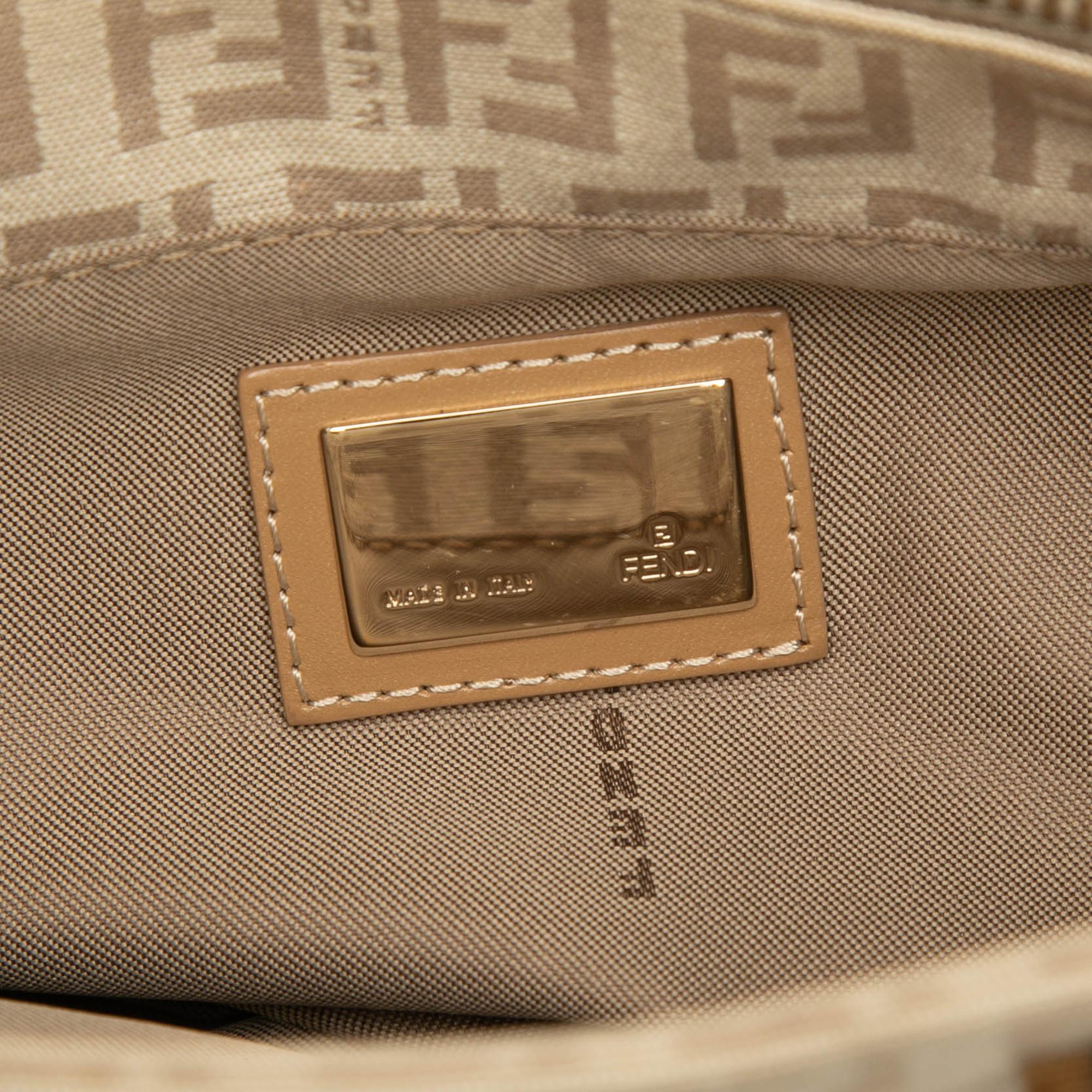 Fendi Small Zucchino Canvas Tote