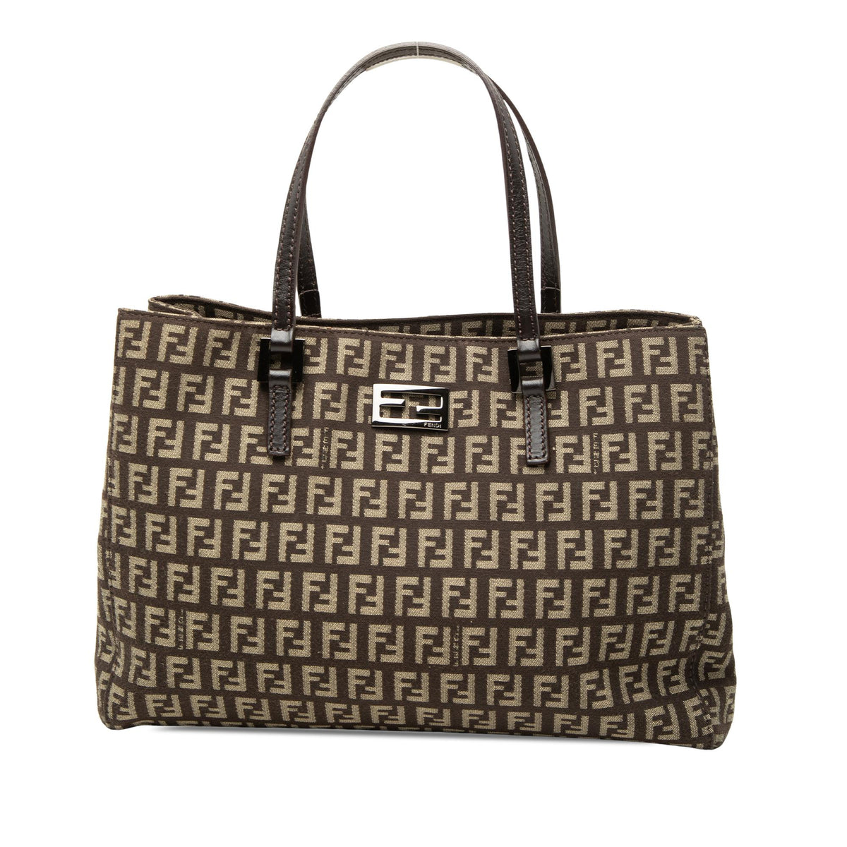 Fendi Small Zucchino Canvas Tote