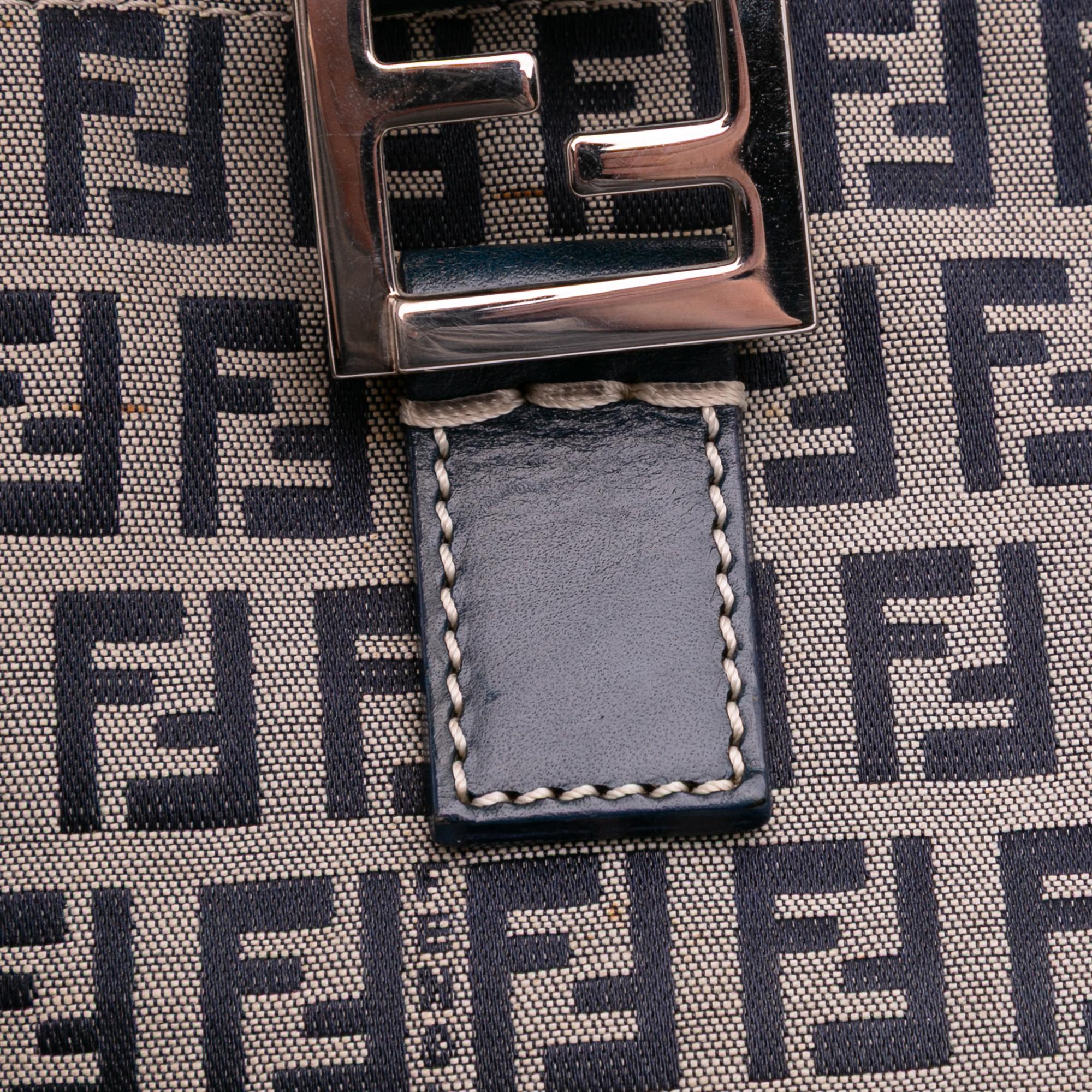 Fendi Small Zucchino Canvas Twins Tote
