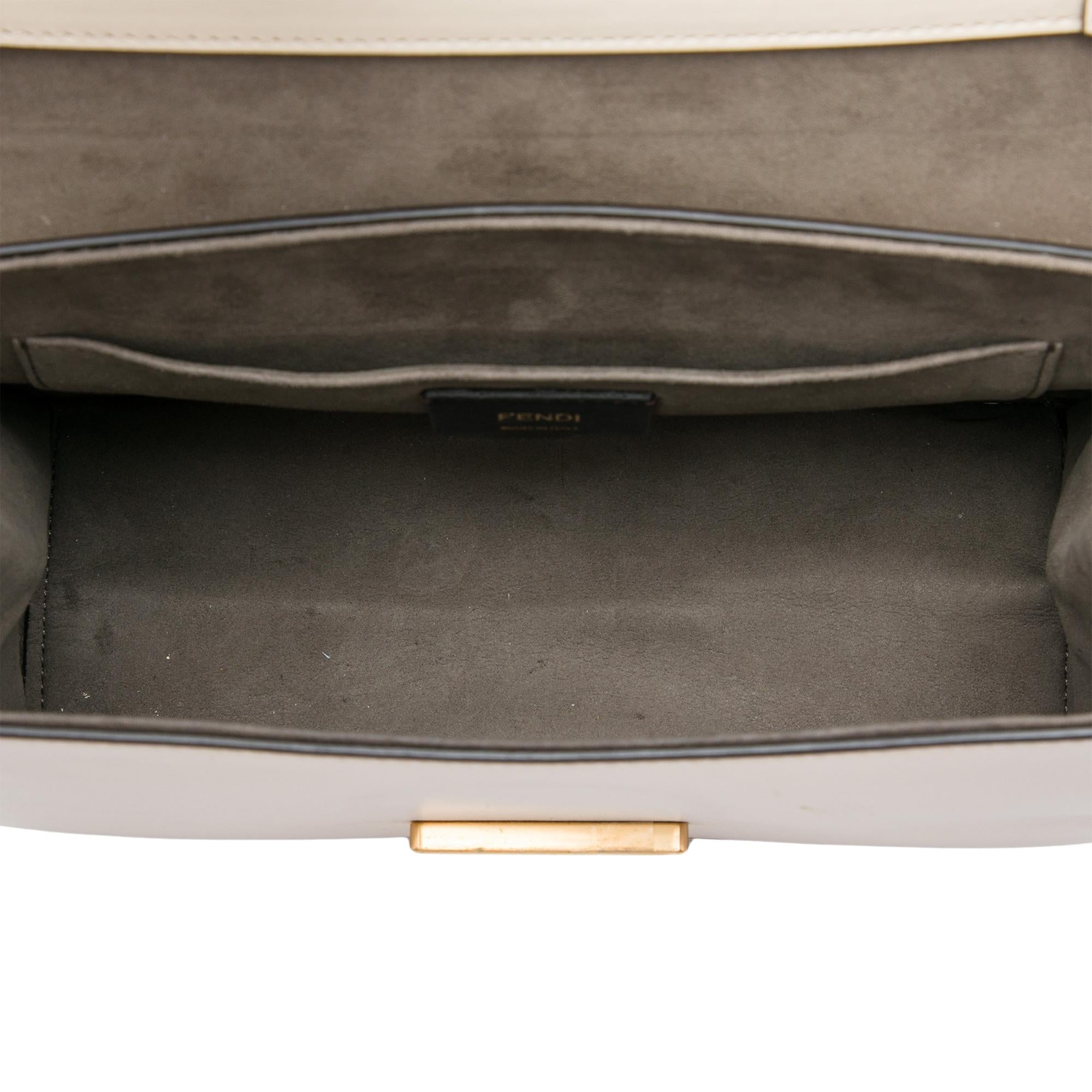 Fendi Smooth Leather Kan I F Satchel