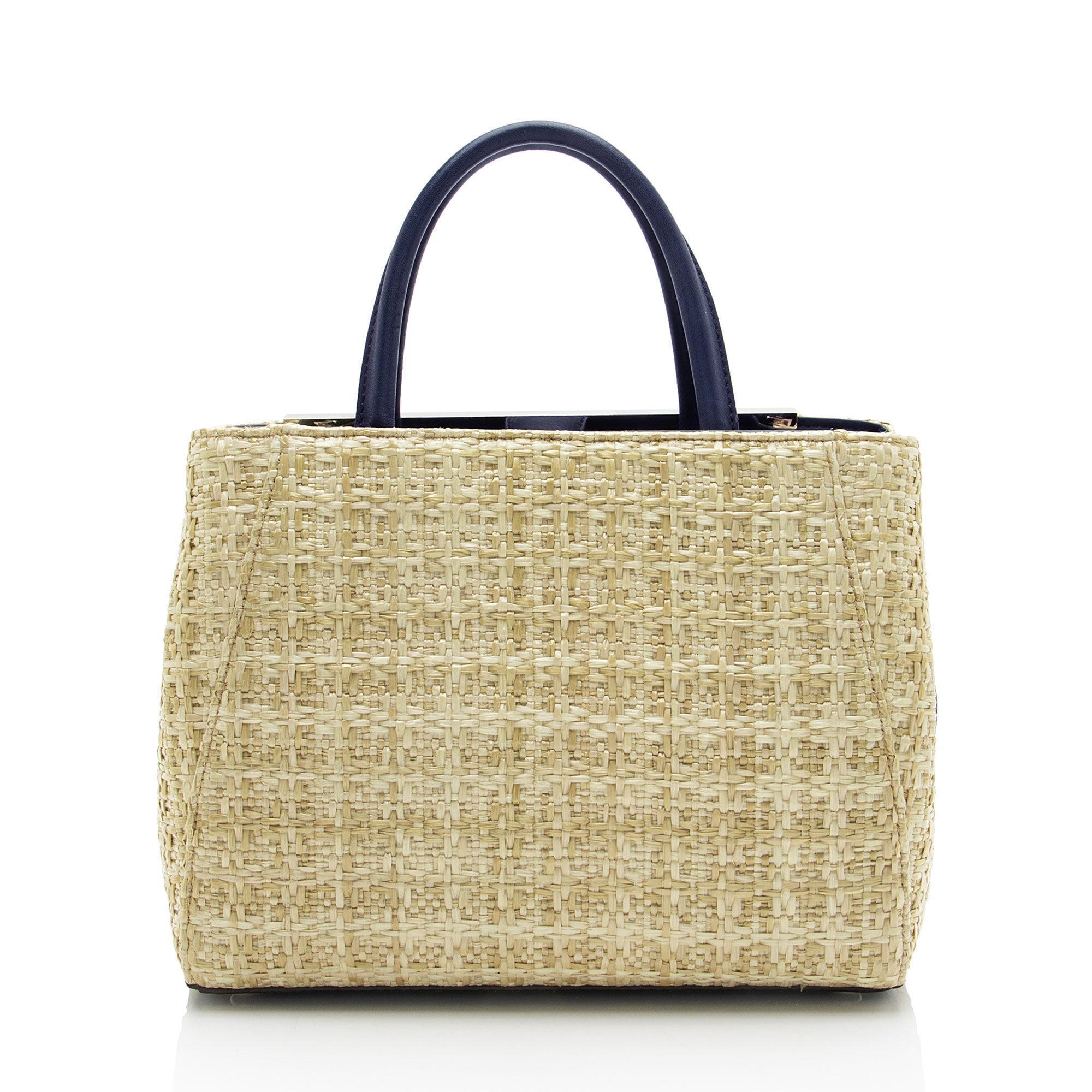 Fendi Raffia Petite 2Jours Tote