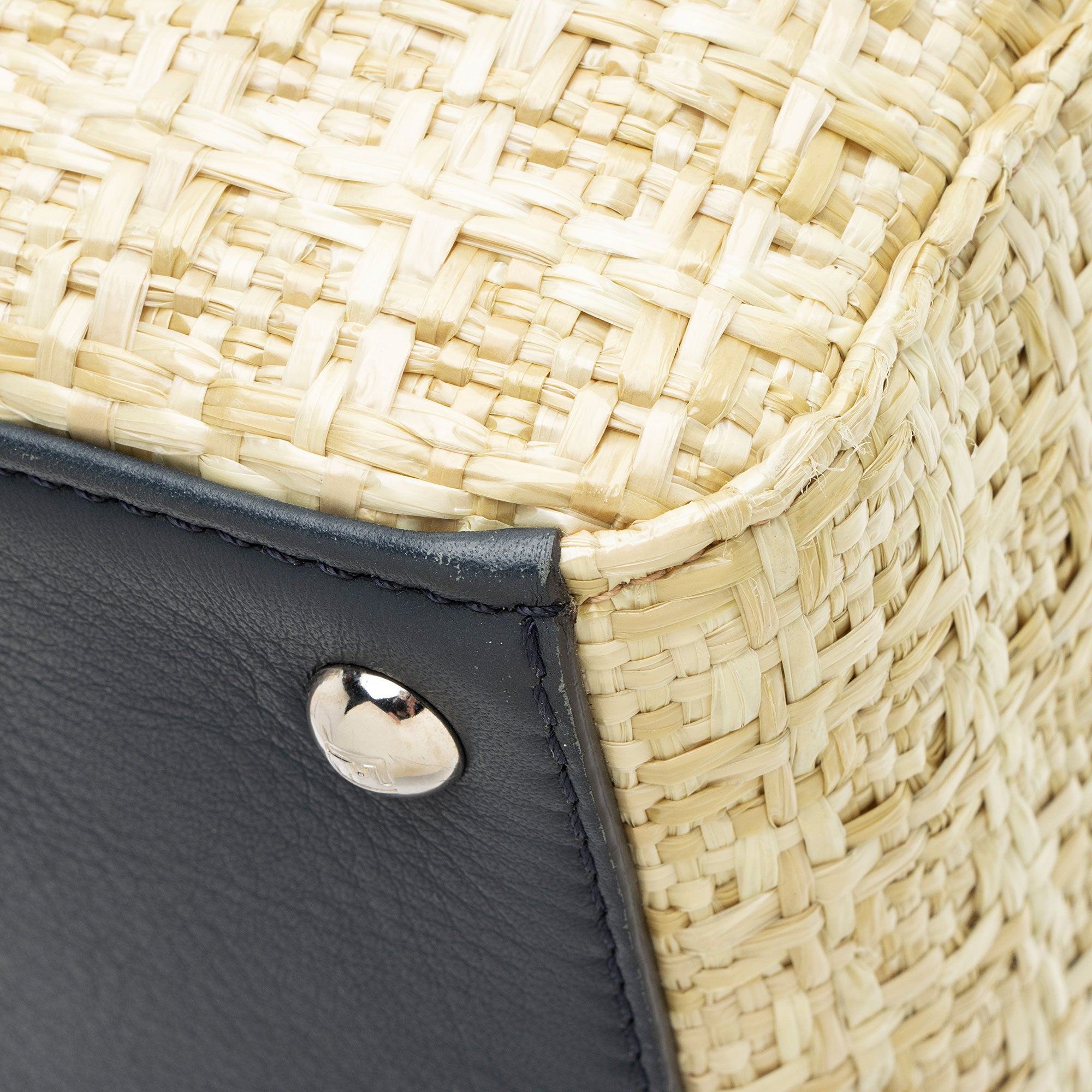 Fendi Raffia Petite 2Jours Tote