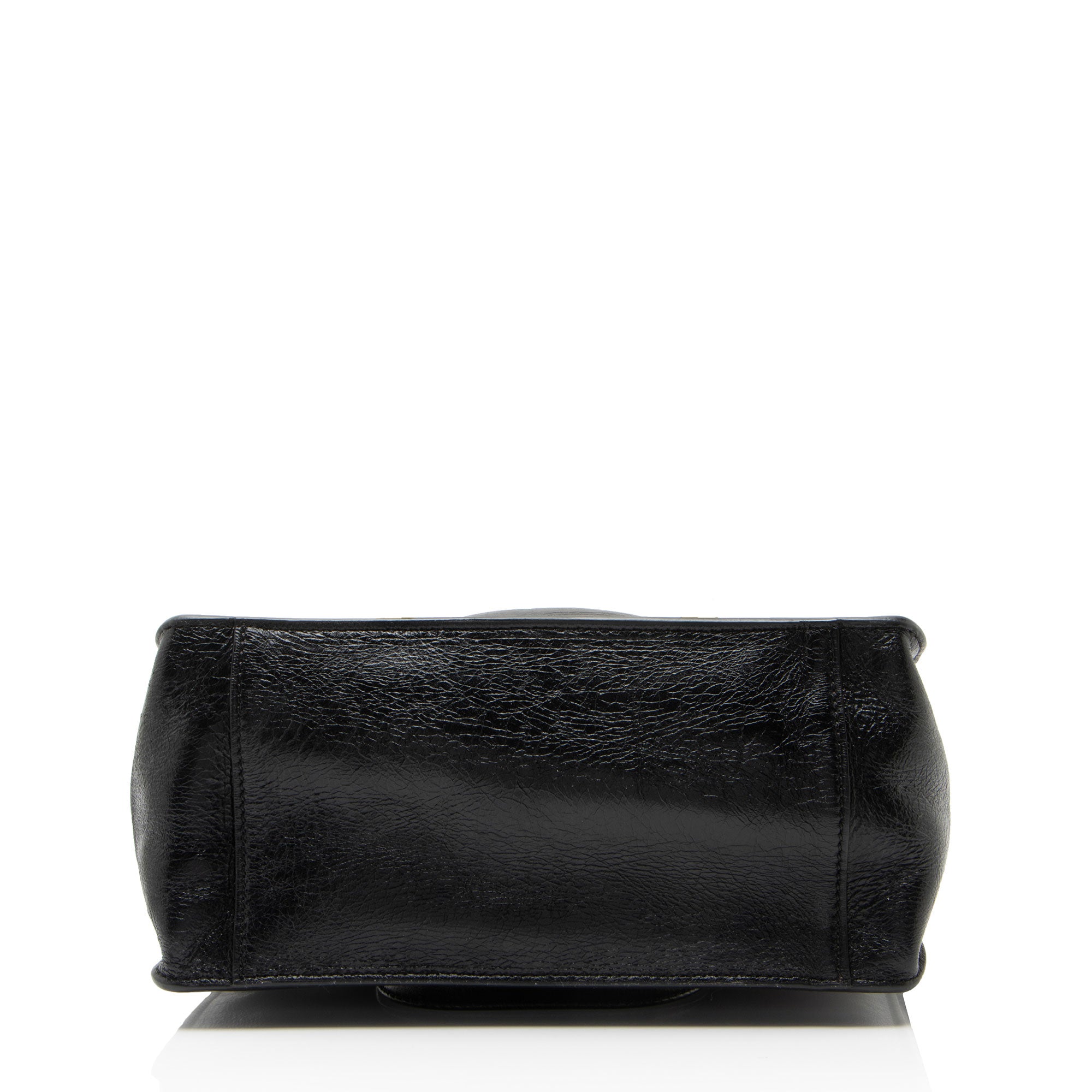 Fendi Suede Glazed Calfskin Grace Flip Tote