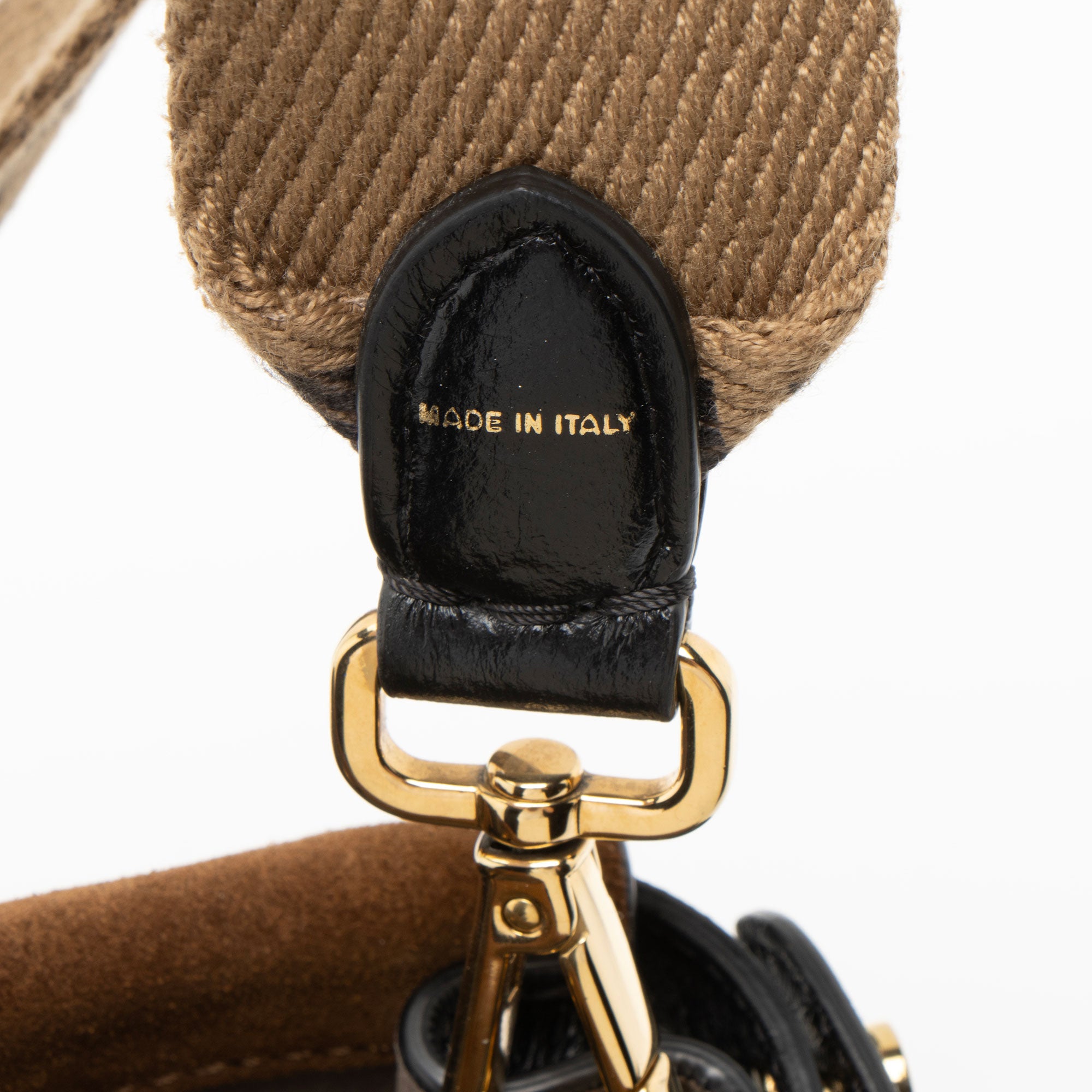 Fendi Suede Glazed Calfskin Grace Flip Tote