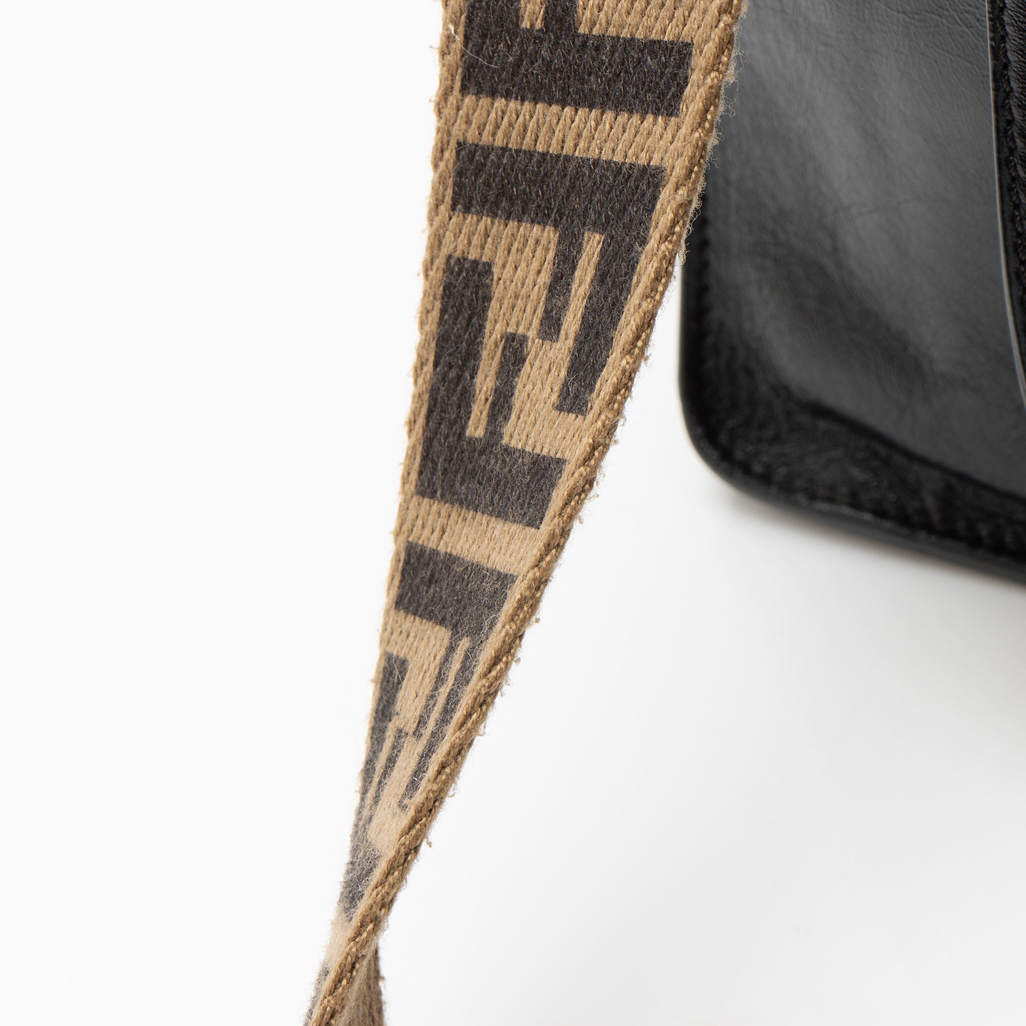 Fendi Suede Glazed Calfskin Grace Flip Tote