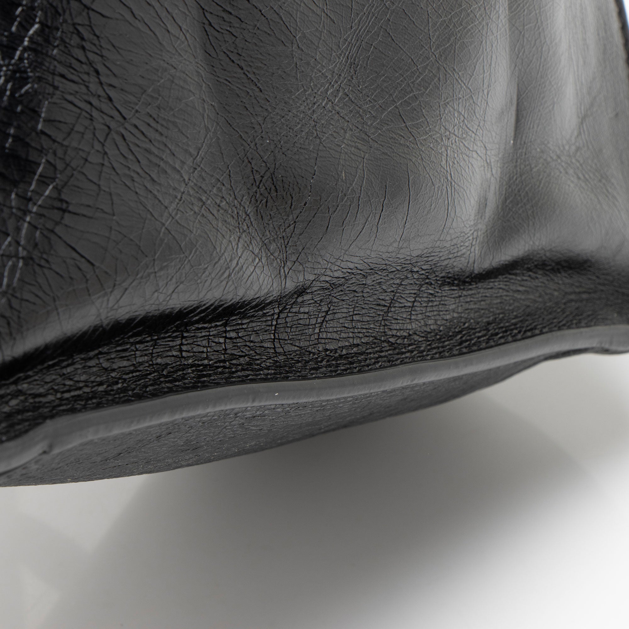 Fendi Suede Glazed Calfskin Grace Flip Tote