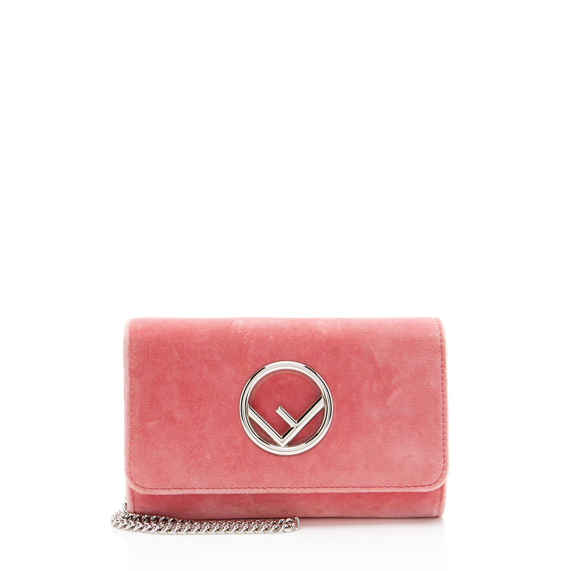 Fendi Velvet Kan I F Wallet on Chain