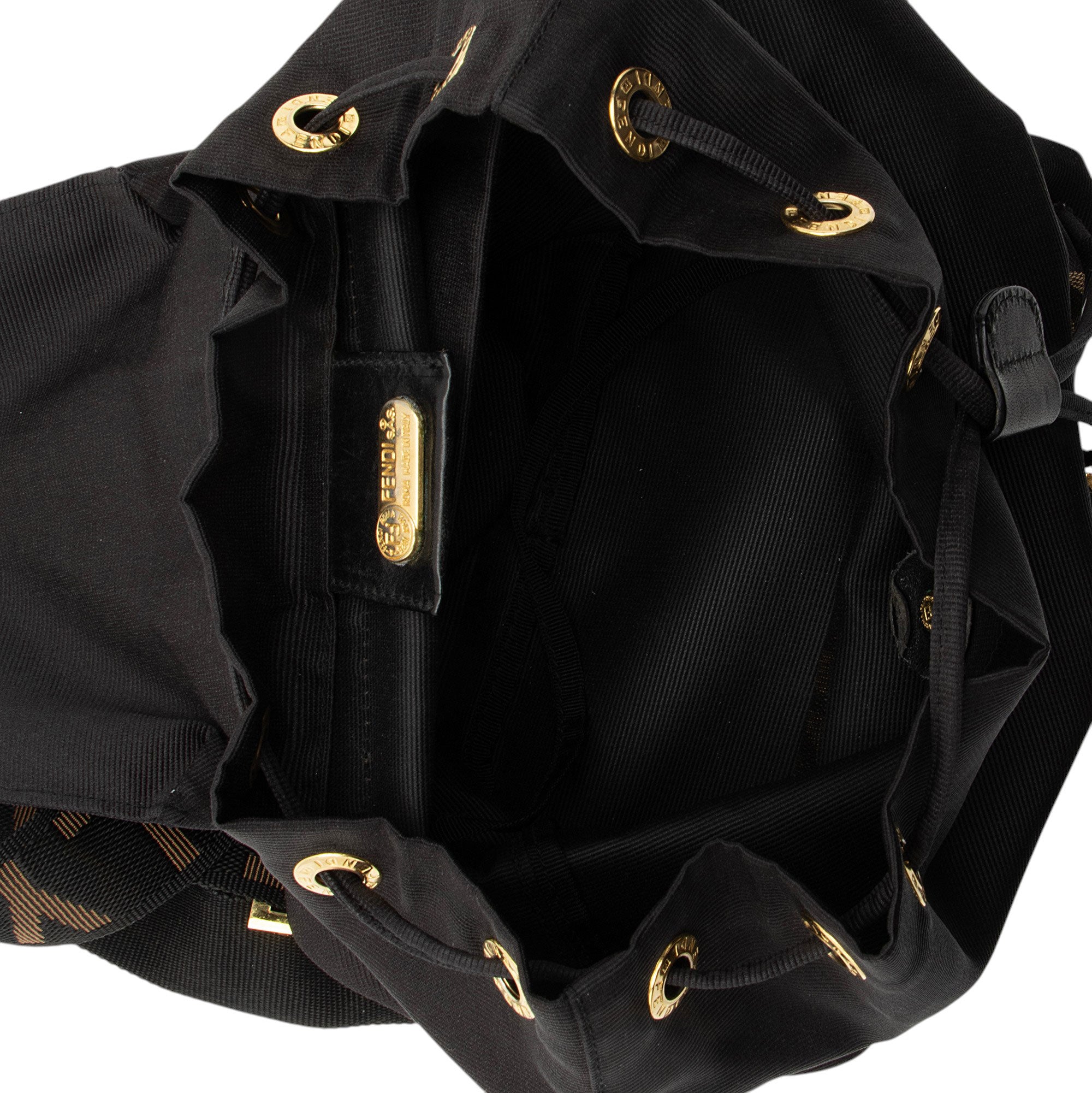 Fendi Vintage Nylon 1925 Drawstring Backpack
