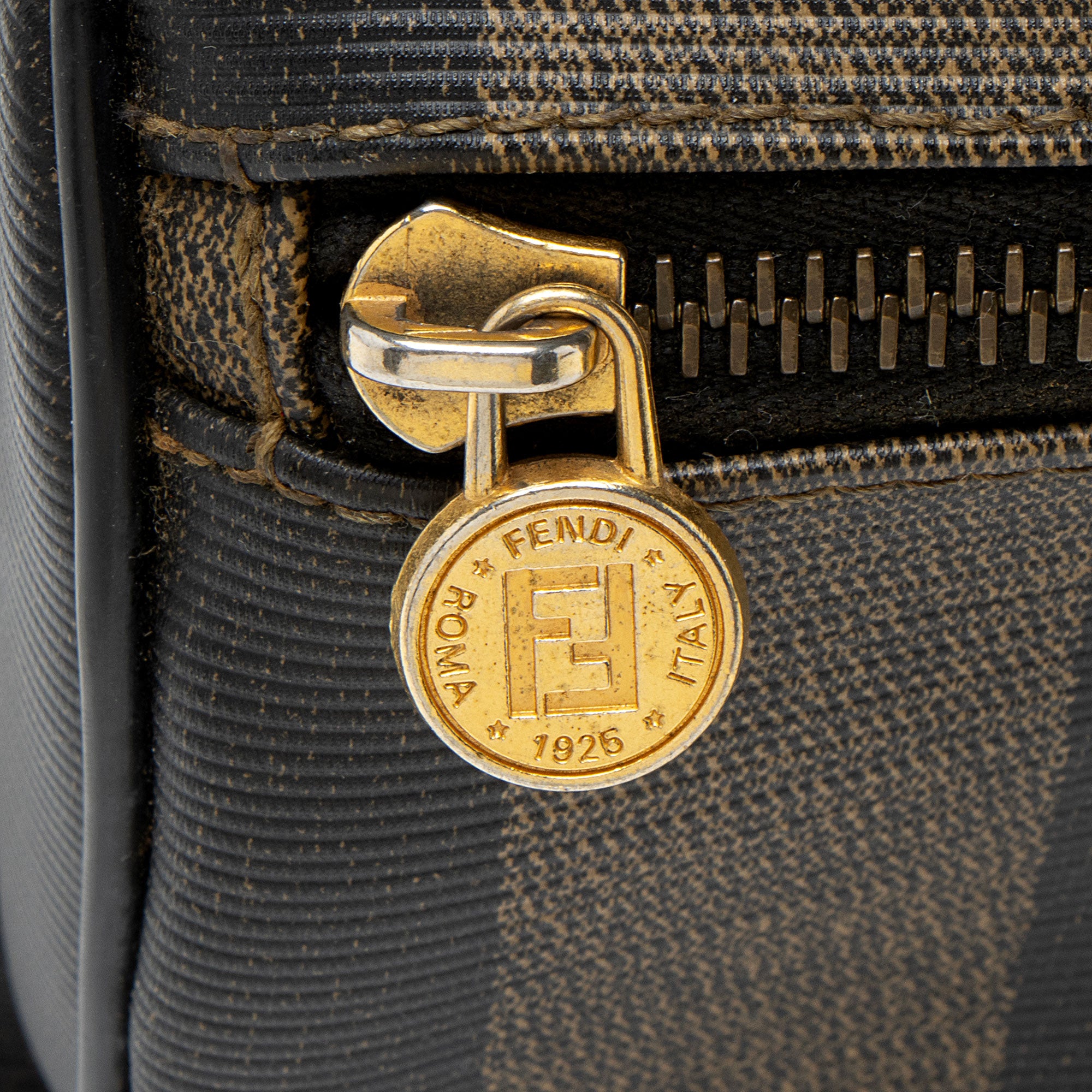 Fendi Vintage Pequin Drawstring Backpack