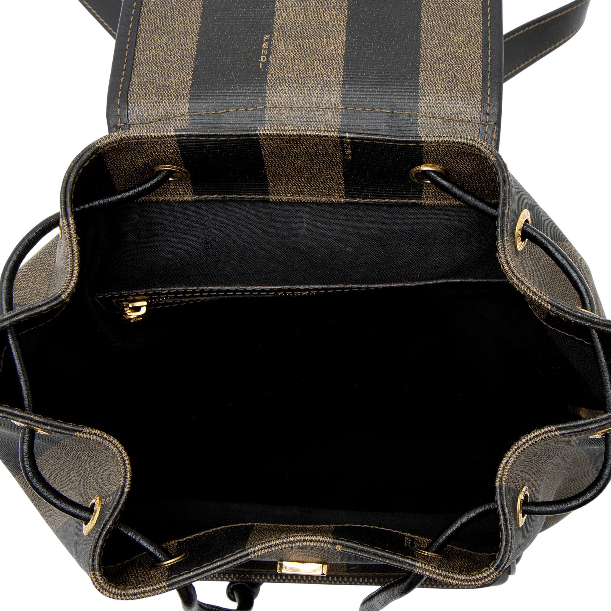 Fendi Vintage Pequin Drawstring Backpack