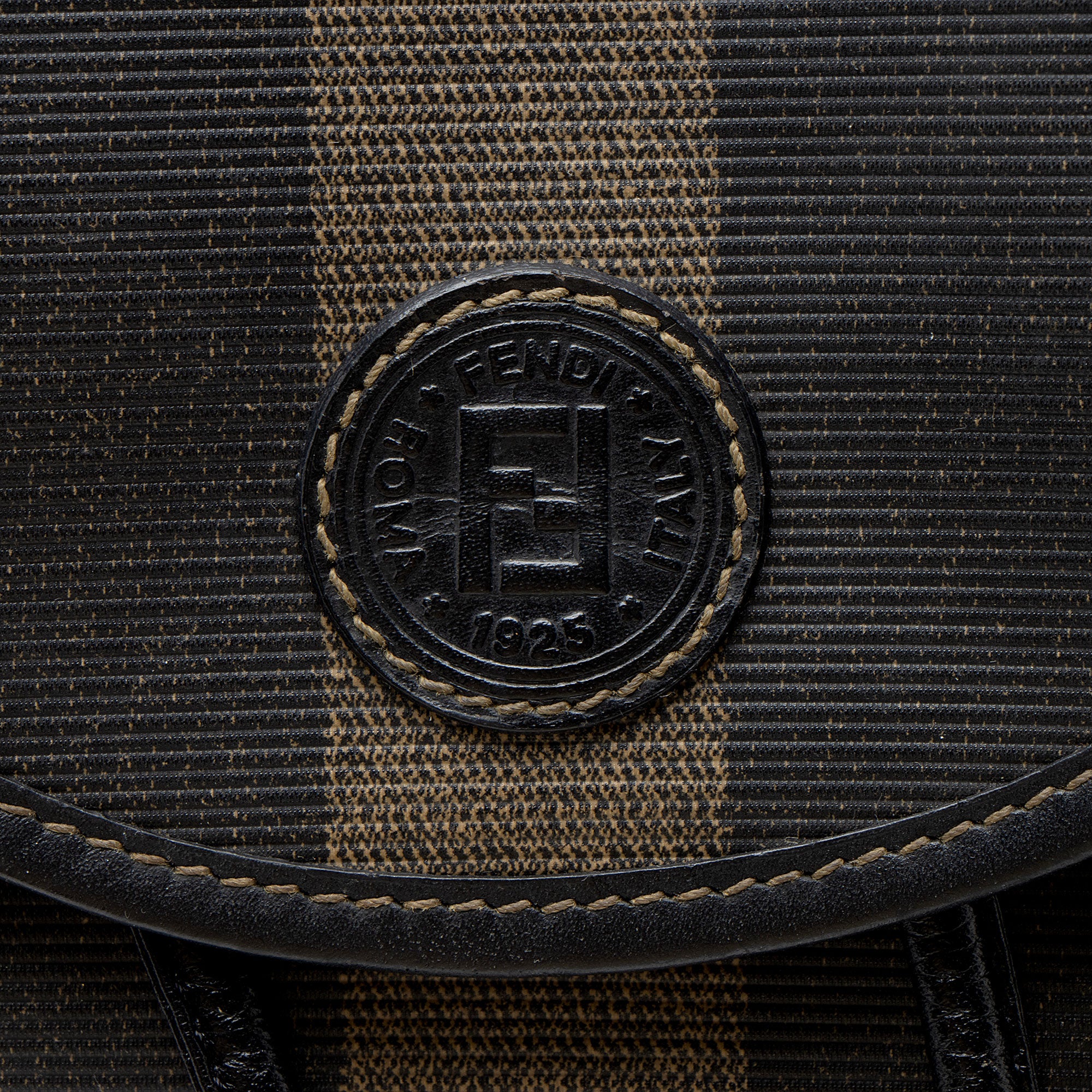 Fendi Vintage Pequin Drawstring Backpack