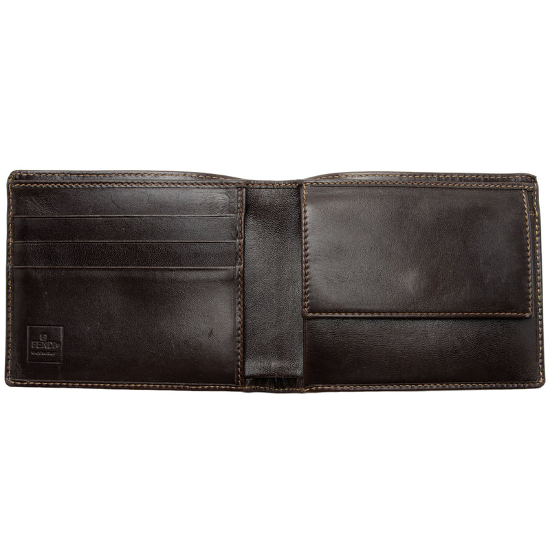Fendi Vintage Zucca Bi-Fold Wallet (SHF-cz94a8)