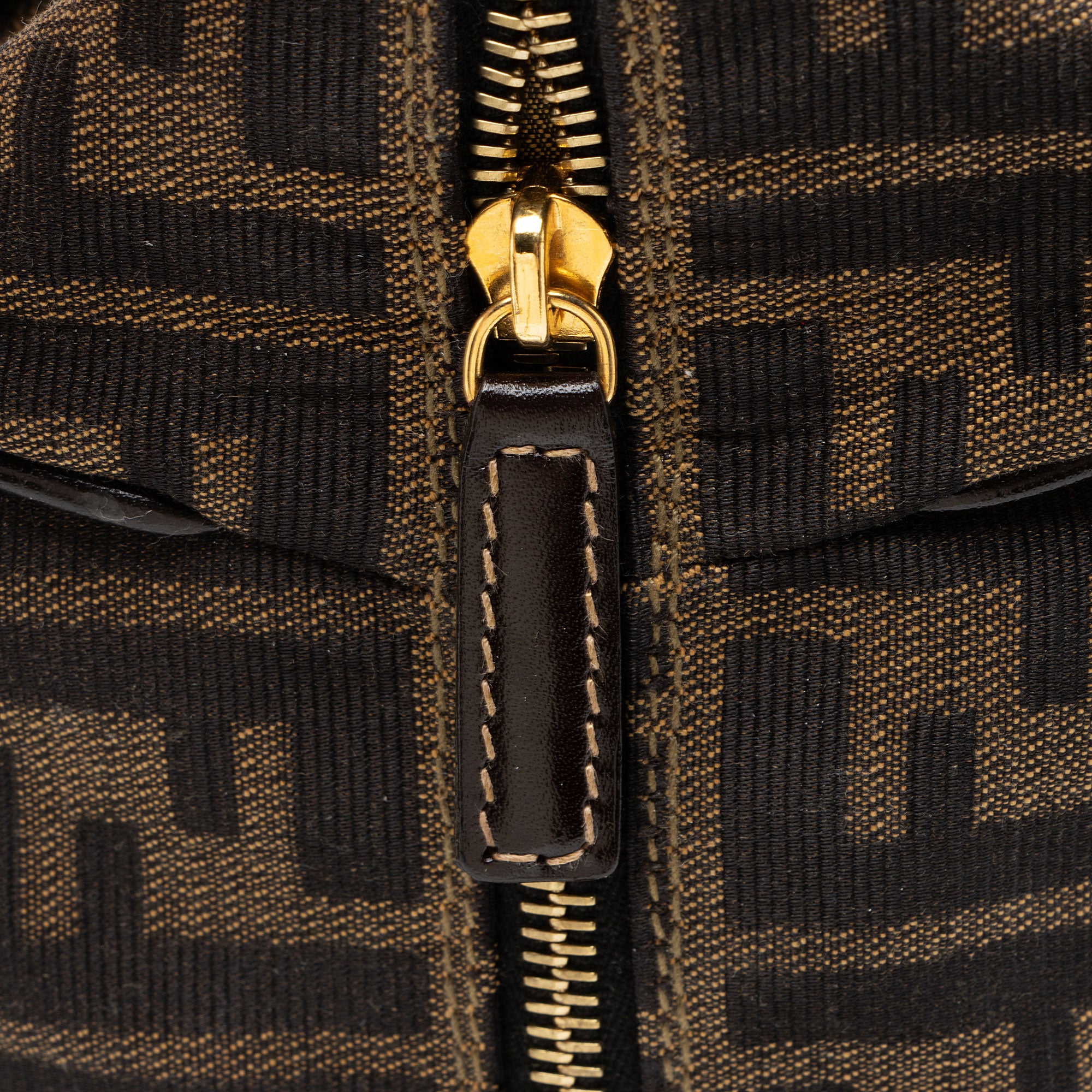 Fendi Vintage Zucca Small Boston Bag