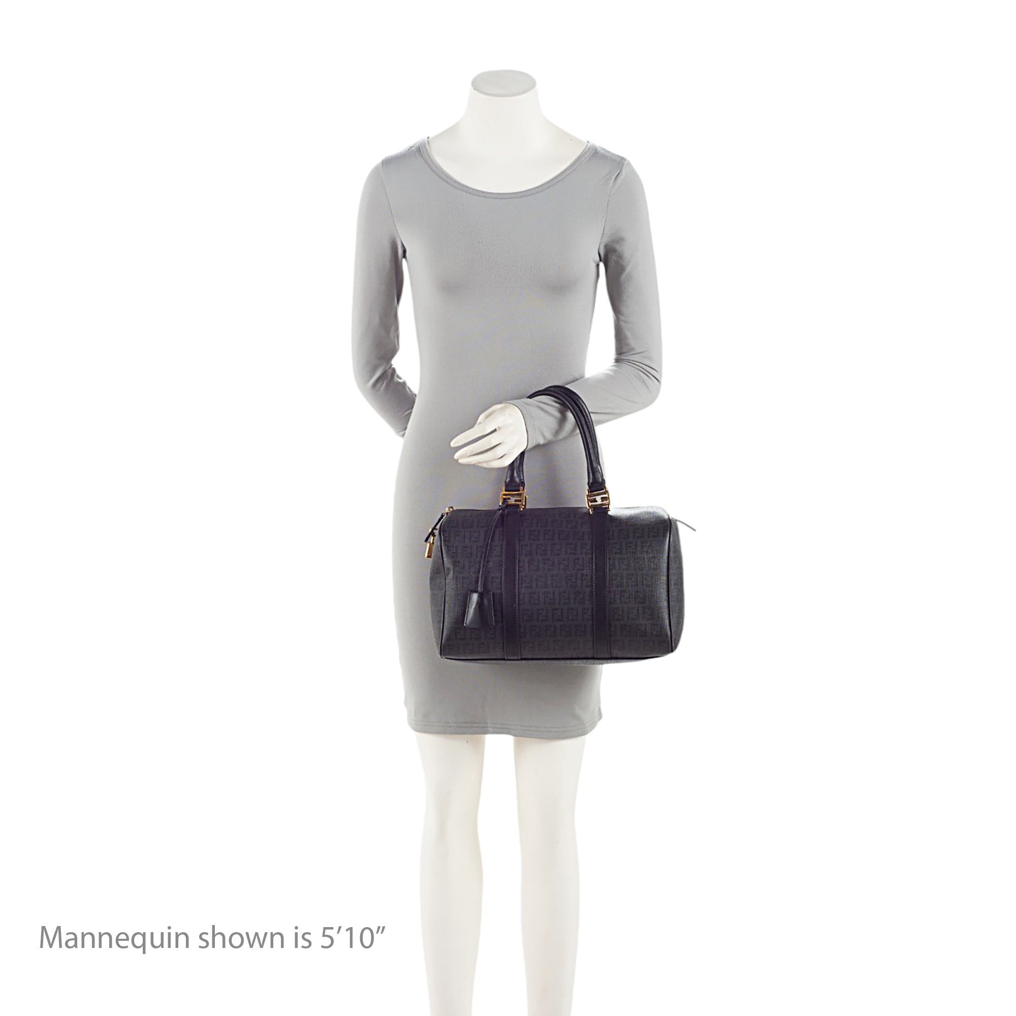 Fendi Vintage Zucchino Forever Boston Bag