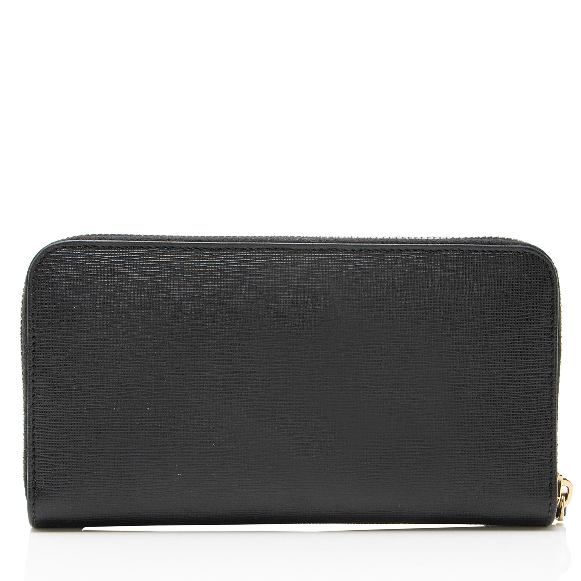 Fendi Vitello Elite Zip Around Wallet