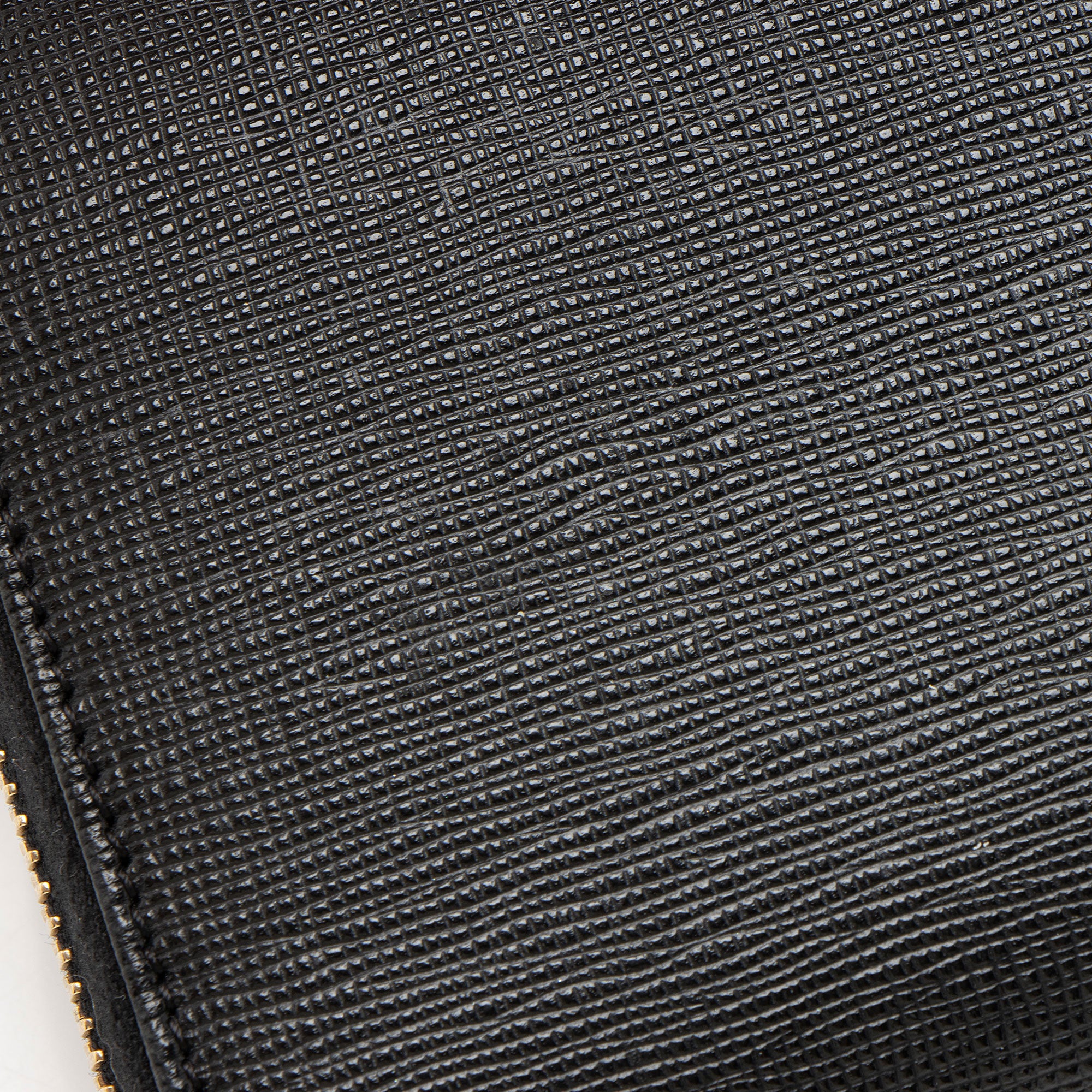 Fendi Vitello Elite Zip Around Wallet