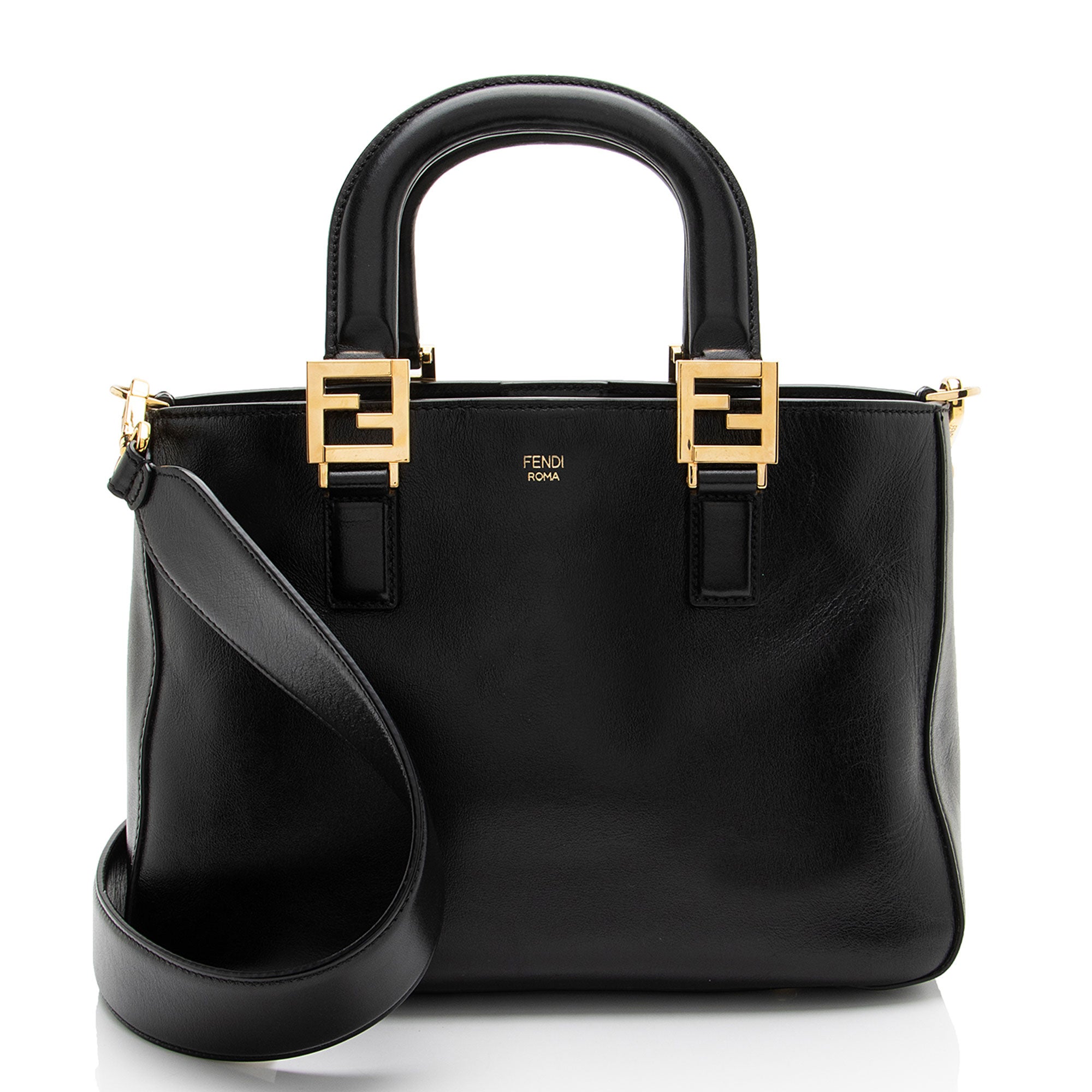 Fendi Vitello Glacier Small Tote