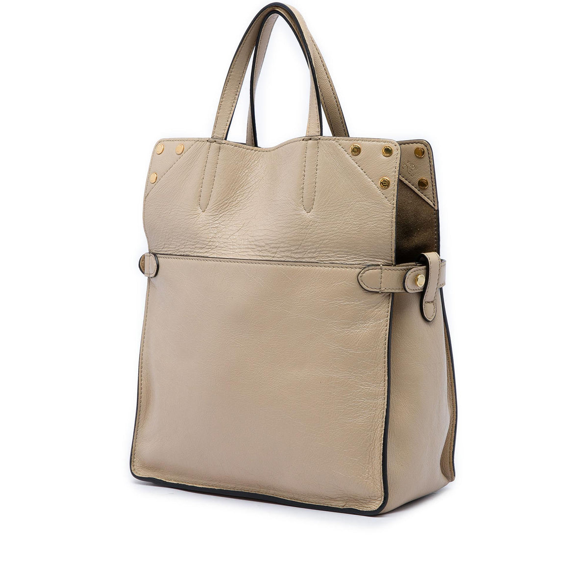 Fendi Vitello Grace and Suede Flip Satchel