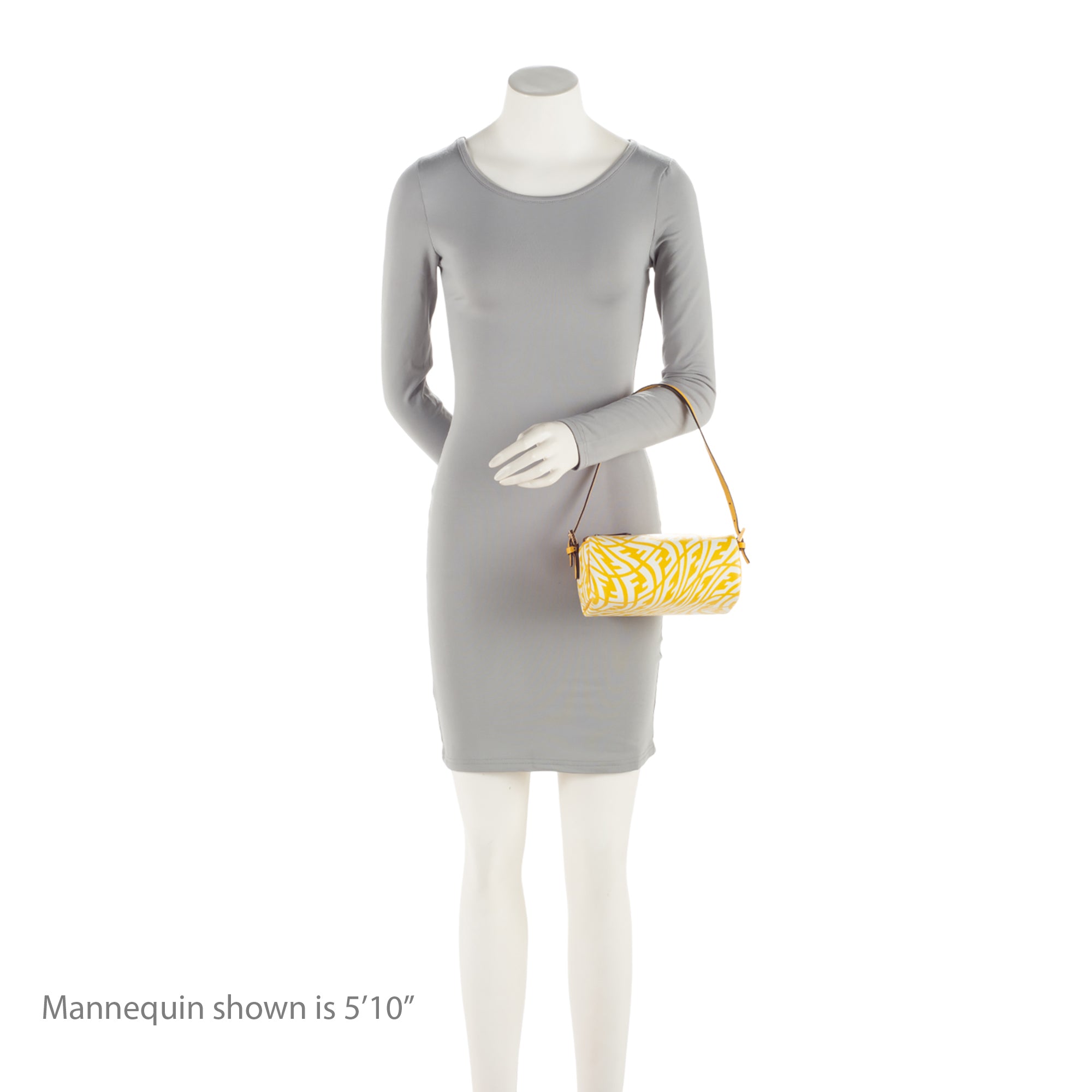 Fendi X Sarah Coleman Glazed Canvas FF Vertigo Mini Shoulder Bag (SHF-
