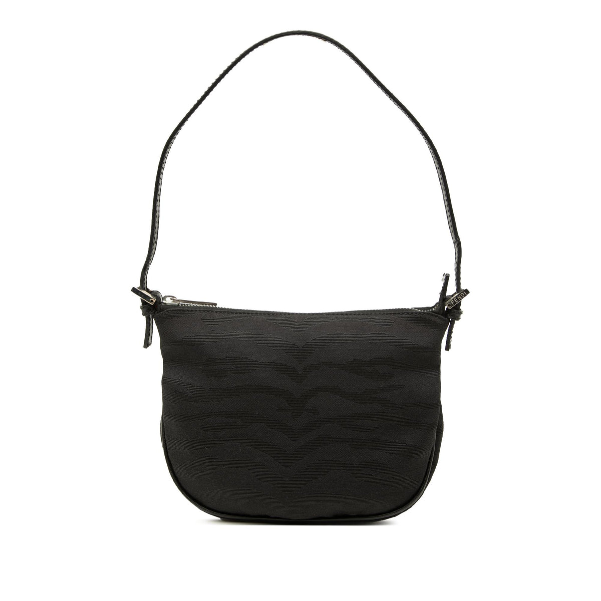 Fendi Zebra Print Canvas Hobo