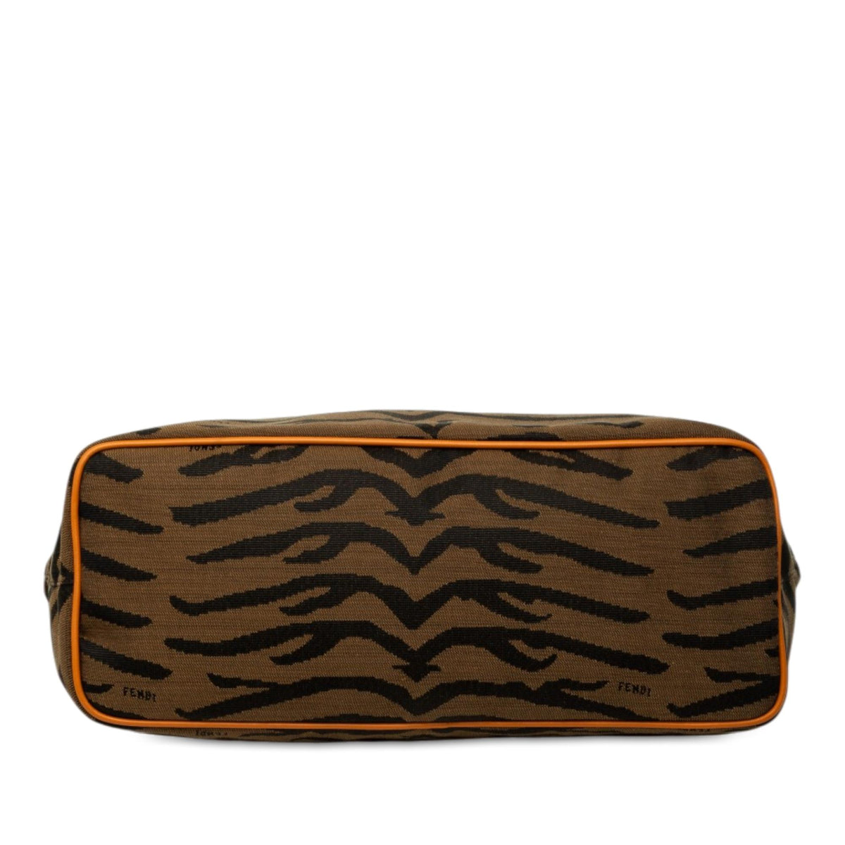 Fendi Zebra Print Canvas Tote